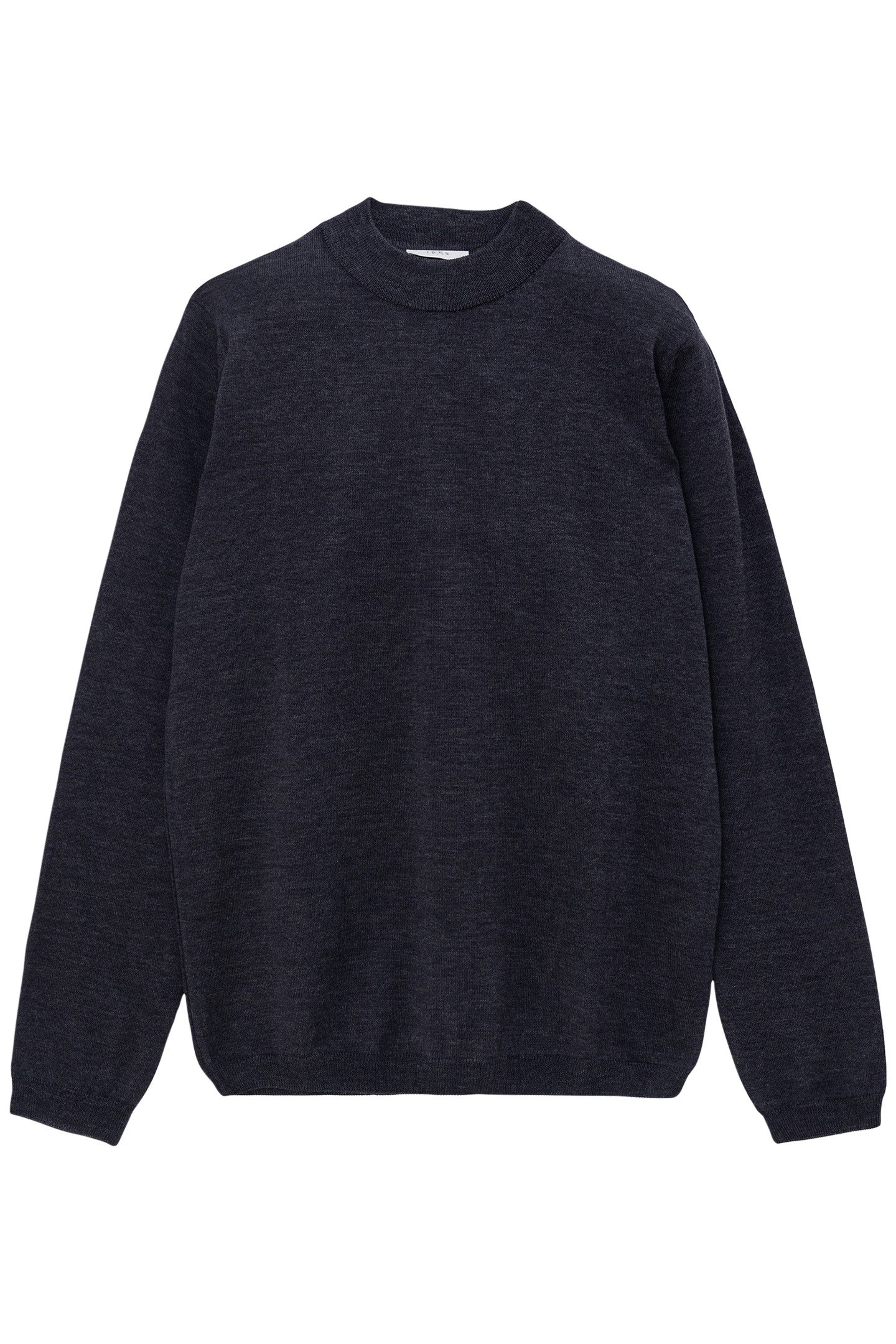 NAVY MOCK-NECK SWEATER 4