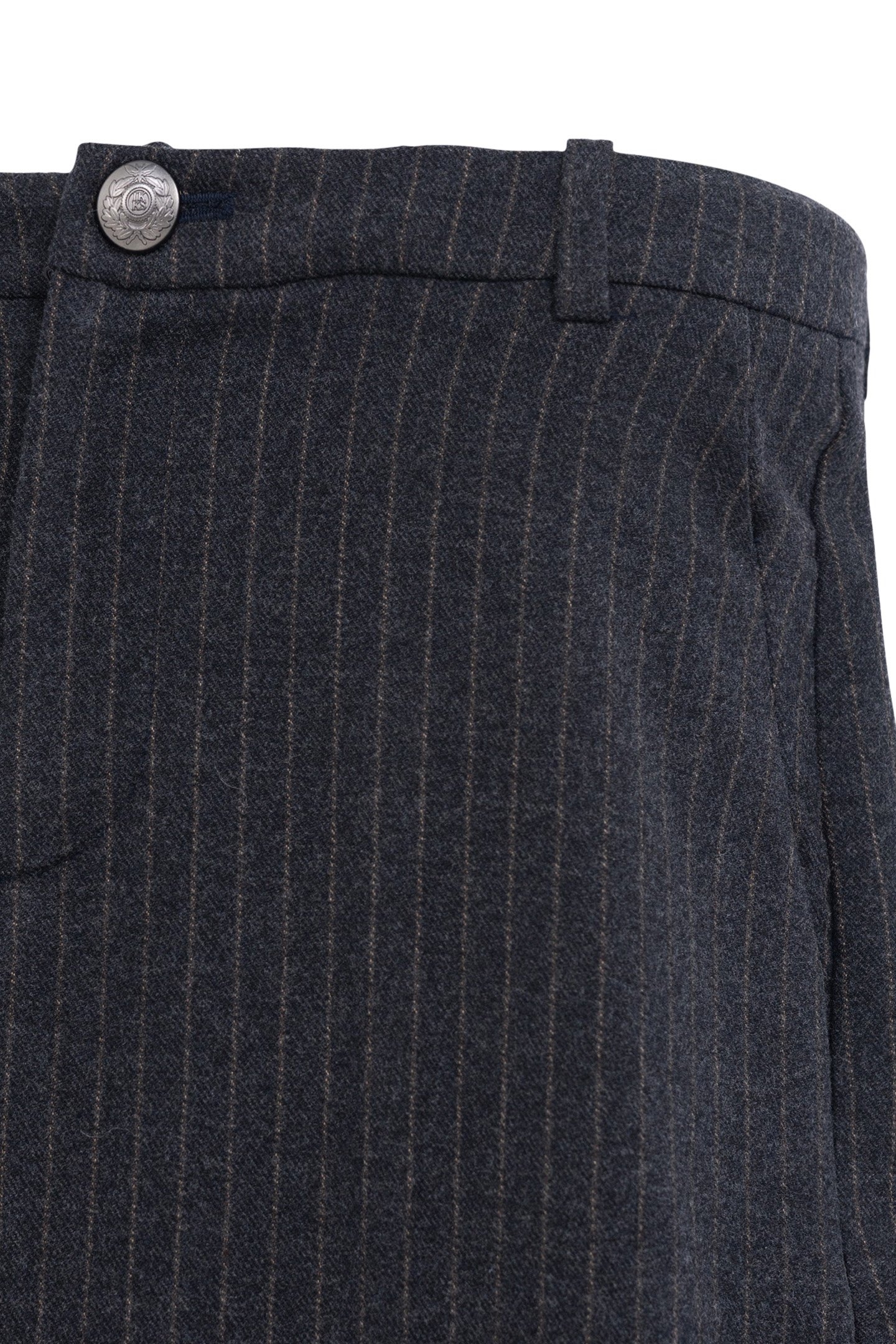 GRAY FLARE SUIT PANTS WITH TENNIS STRIPES 8