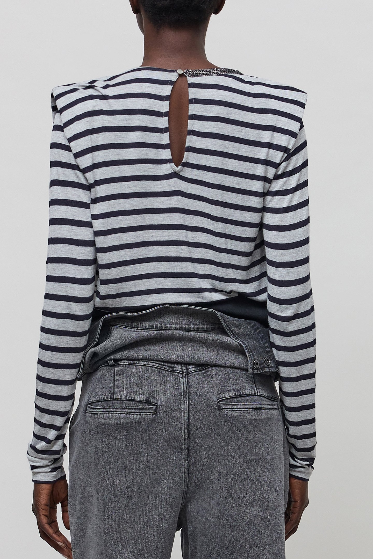 SAILOR T-SHIRT WITH ROUND NECK AND PEARLS 2