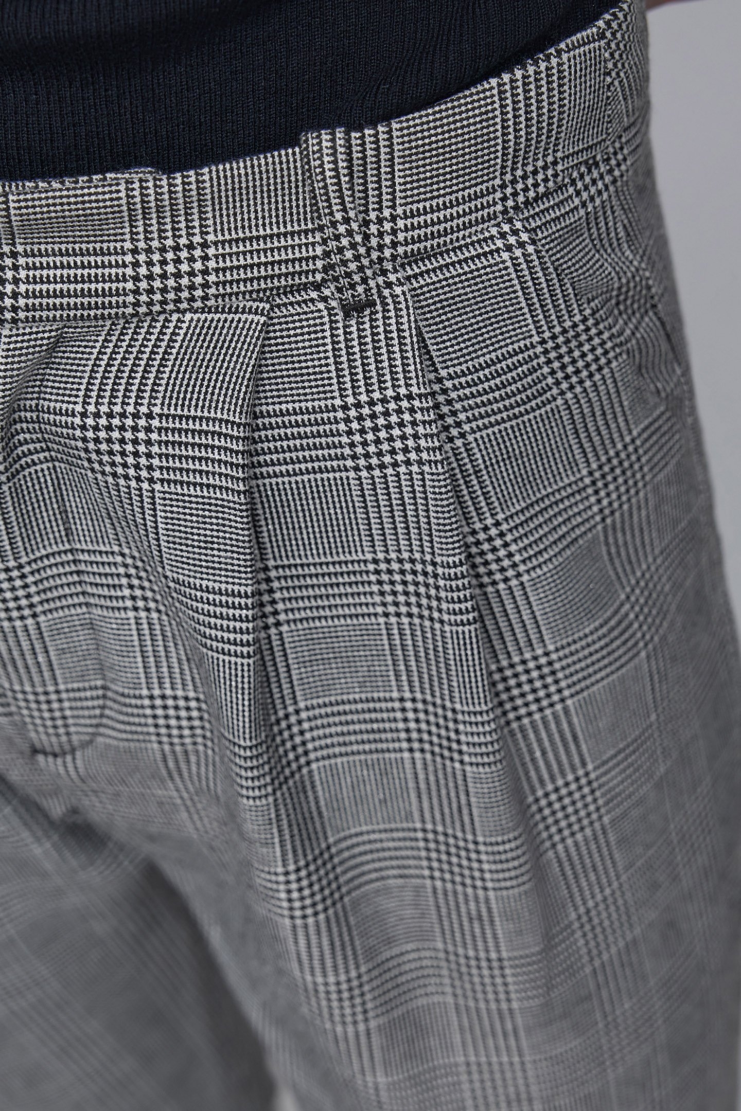 PRINCE OF WALES BLACK SUIT PANTS 7