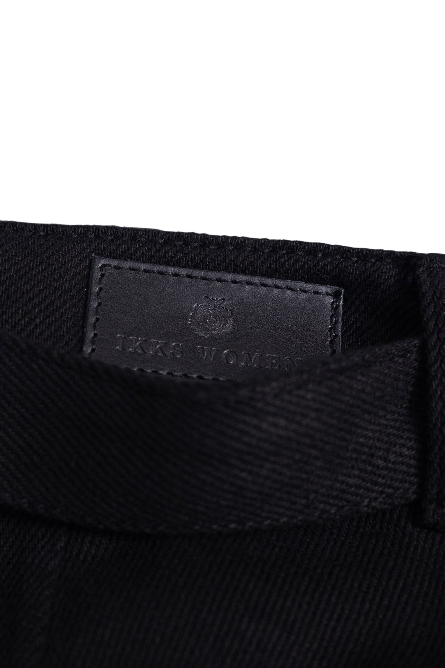 BELTED BLACK BAGGY JEANS IN LYOCELL® WOMEN 6