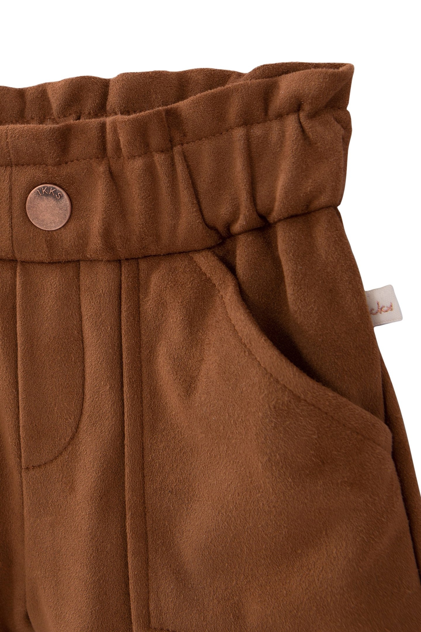 2-IN-1 BABY GIRL HEARTS BLOUSE AND CAMEL SHORTS SET 6