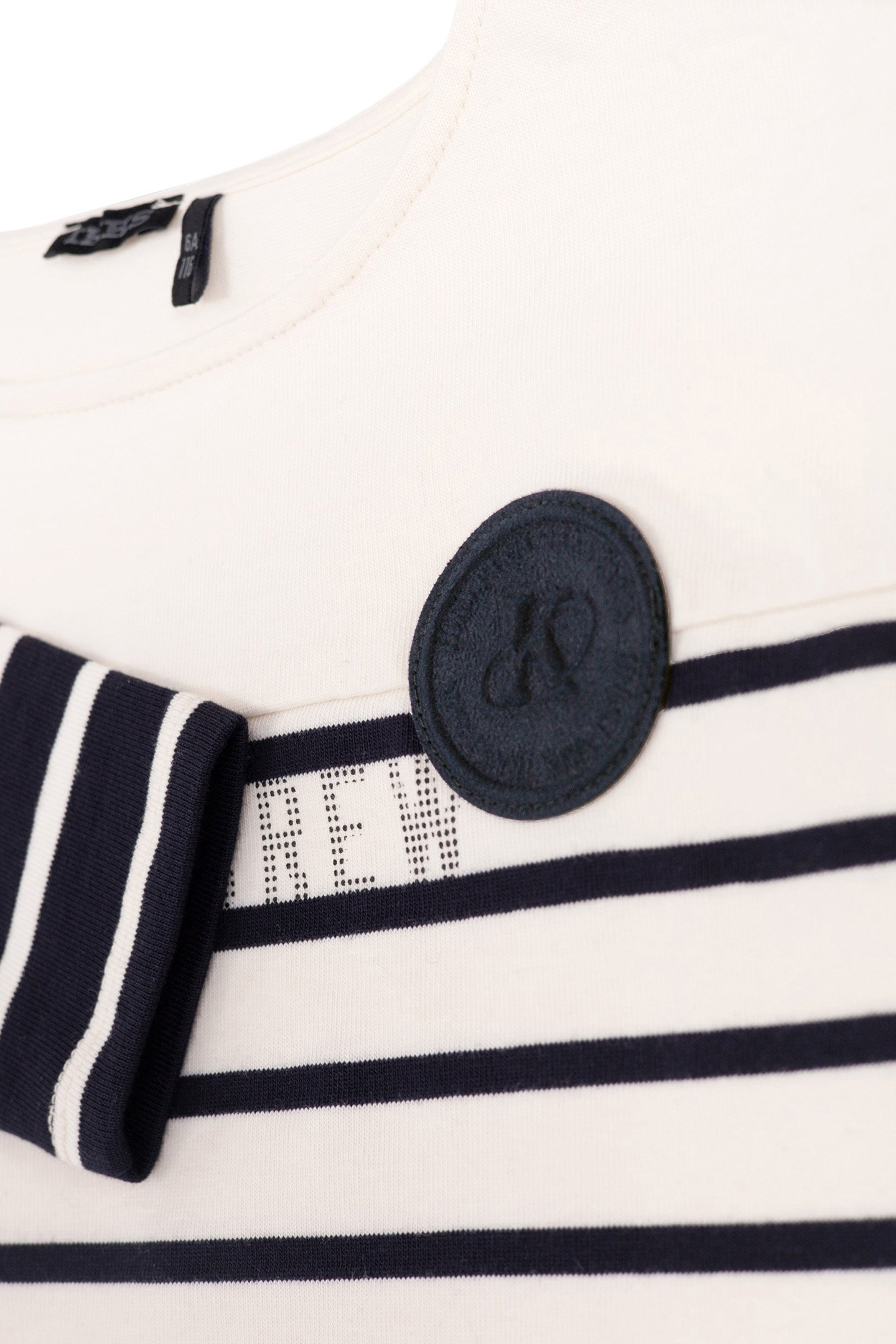 BOY'S ECRU SAILOR T-SHIRT WITH CONTRASTING SLEEVES 5