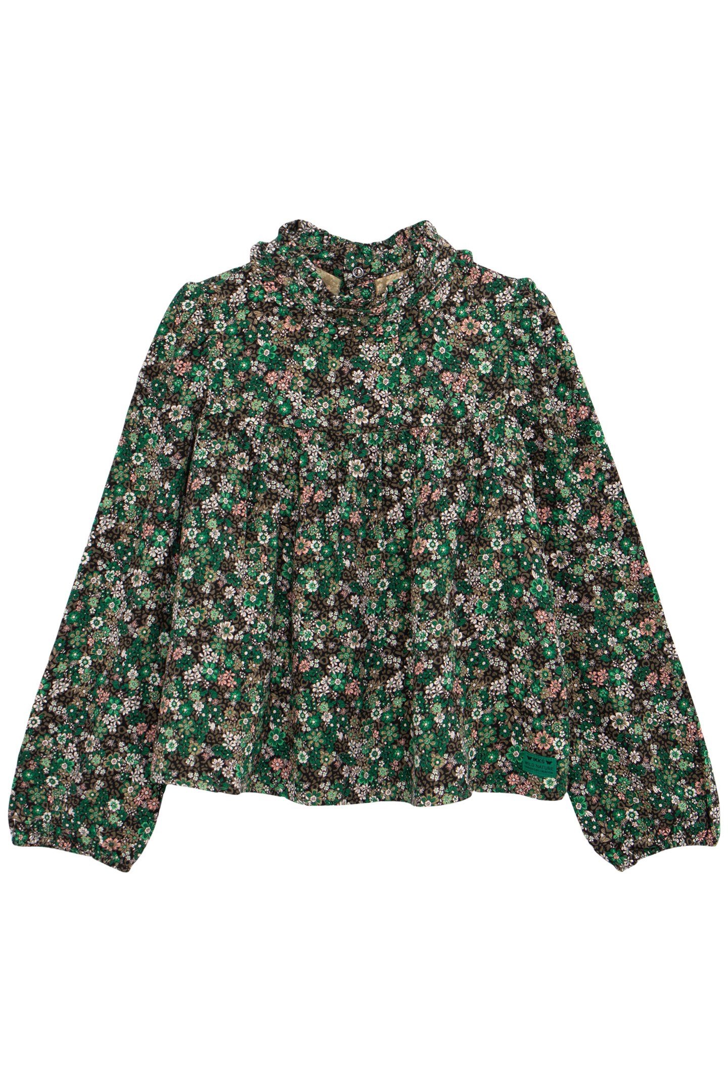 KHAKI BLOUSE LENZING™ ECOVERO™ LEOFLORAL PRINT GIRL 1