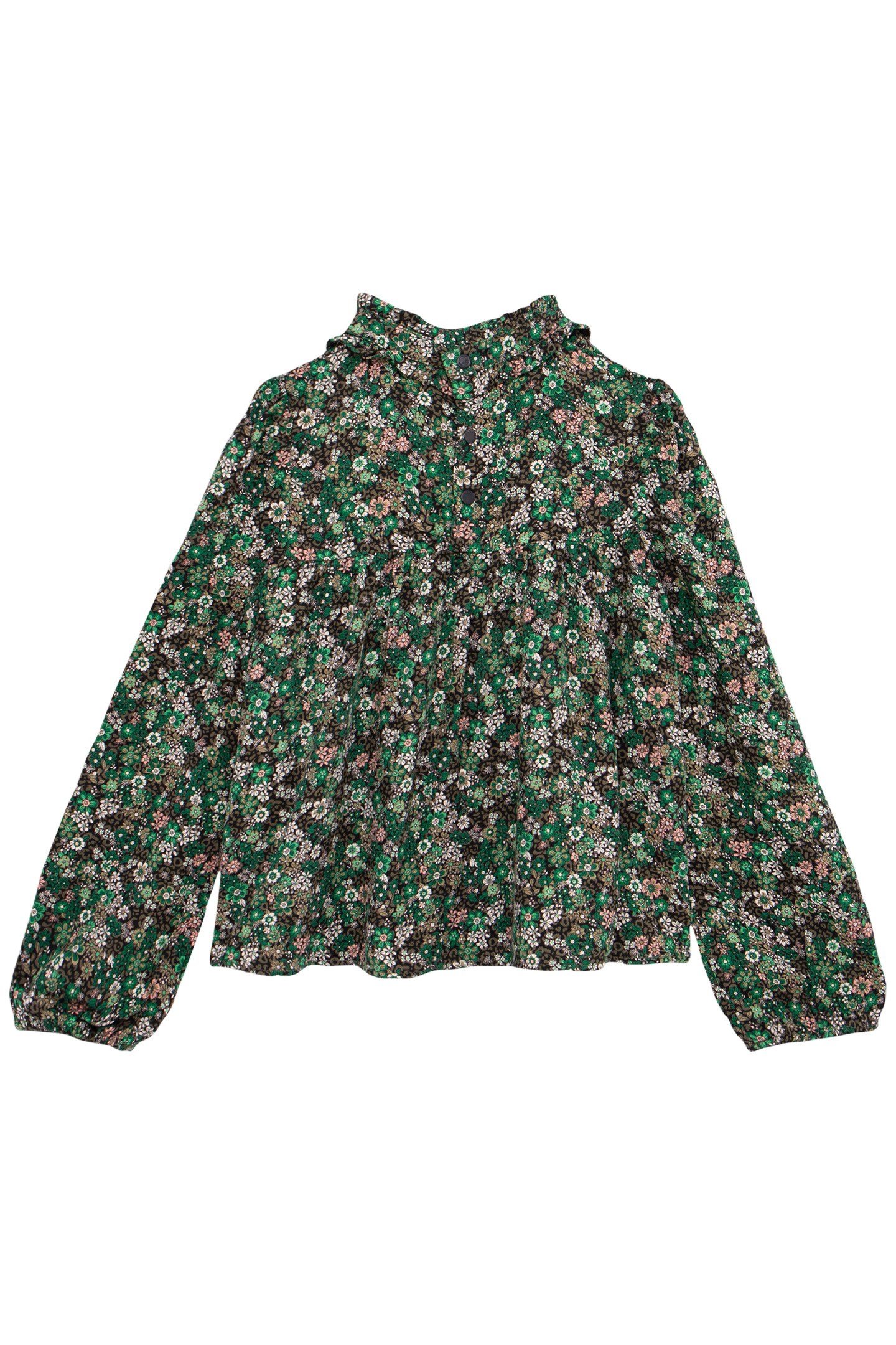 KHAKI BLOUSE LENZING™ ECOVERO™ LEOFLORAL PRINT GIRL 2