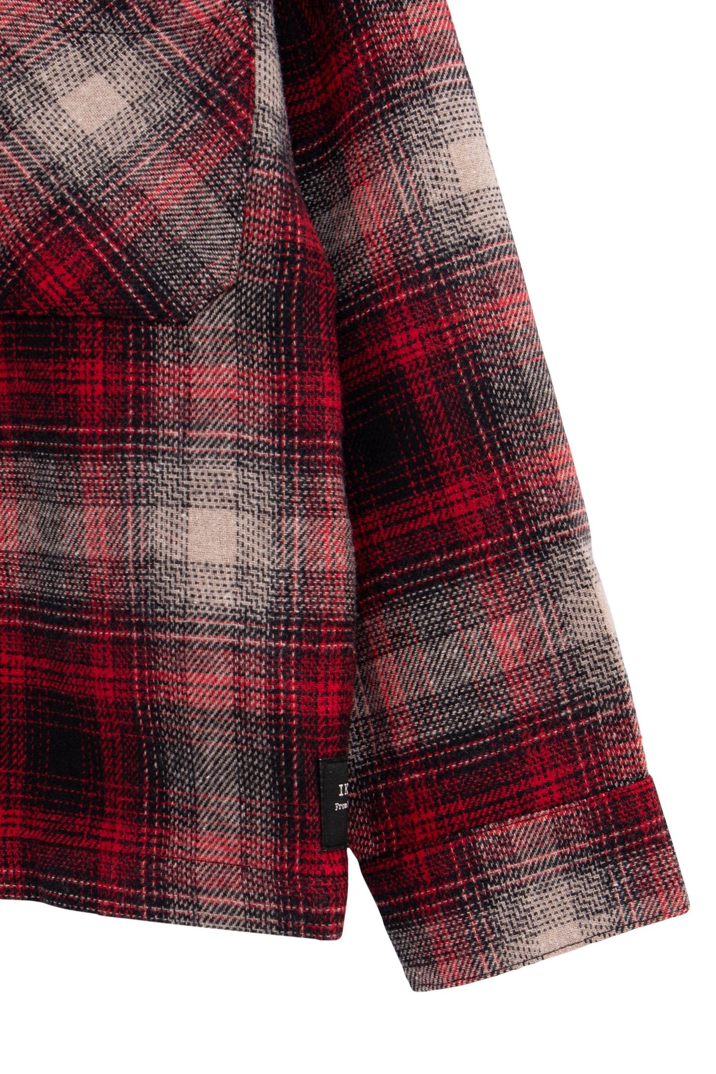 BOY'S RED PLAID SHIRT WITH VELVET COLLAR 4