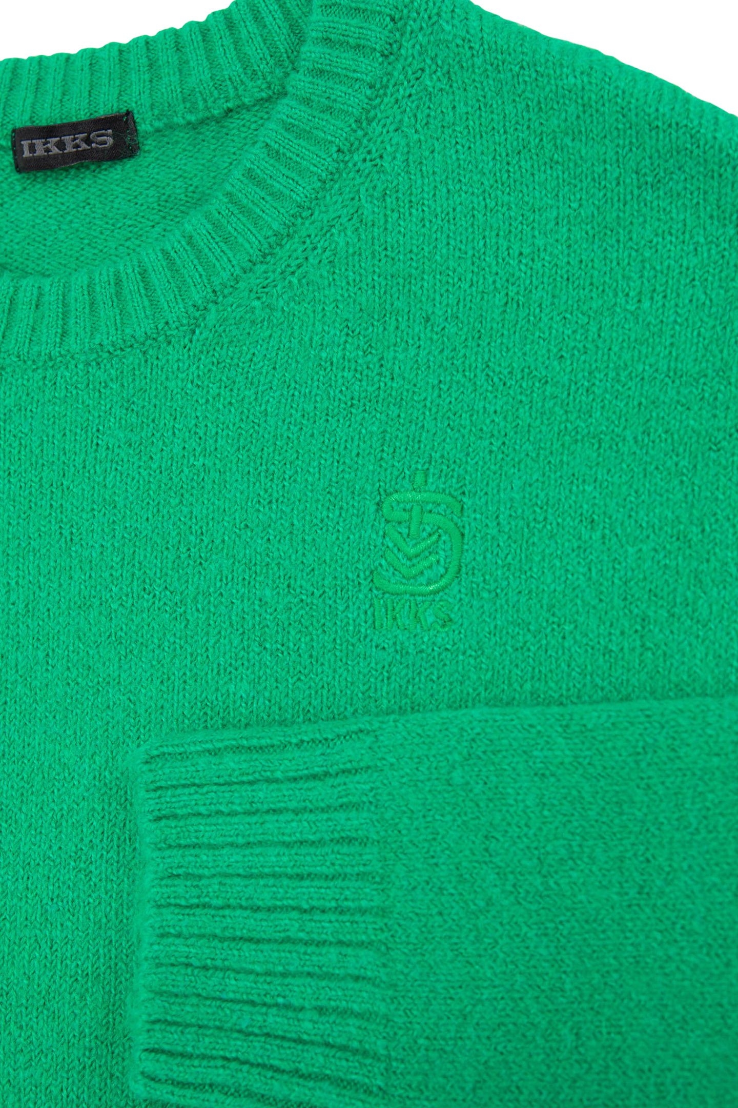BOY'S GREEN FLUFFY KNIT SWEATER 5