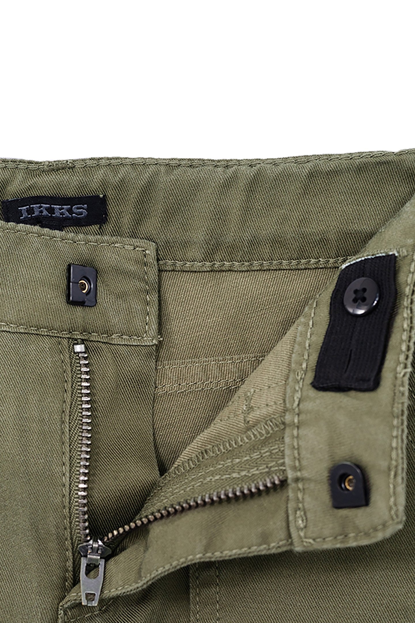 BATTLE PANTS KHAKI FANCY BRAID GIRL'S POCKET 3