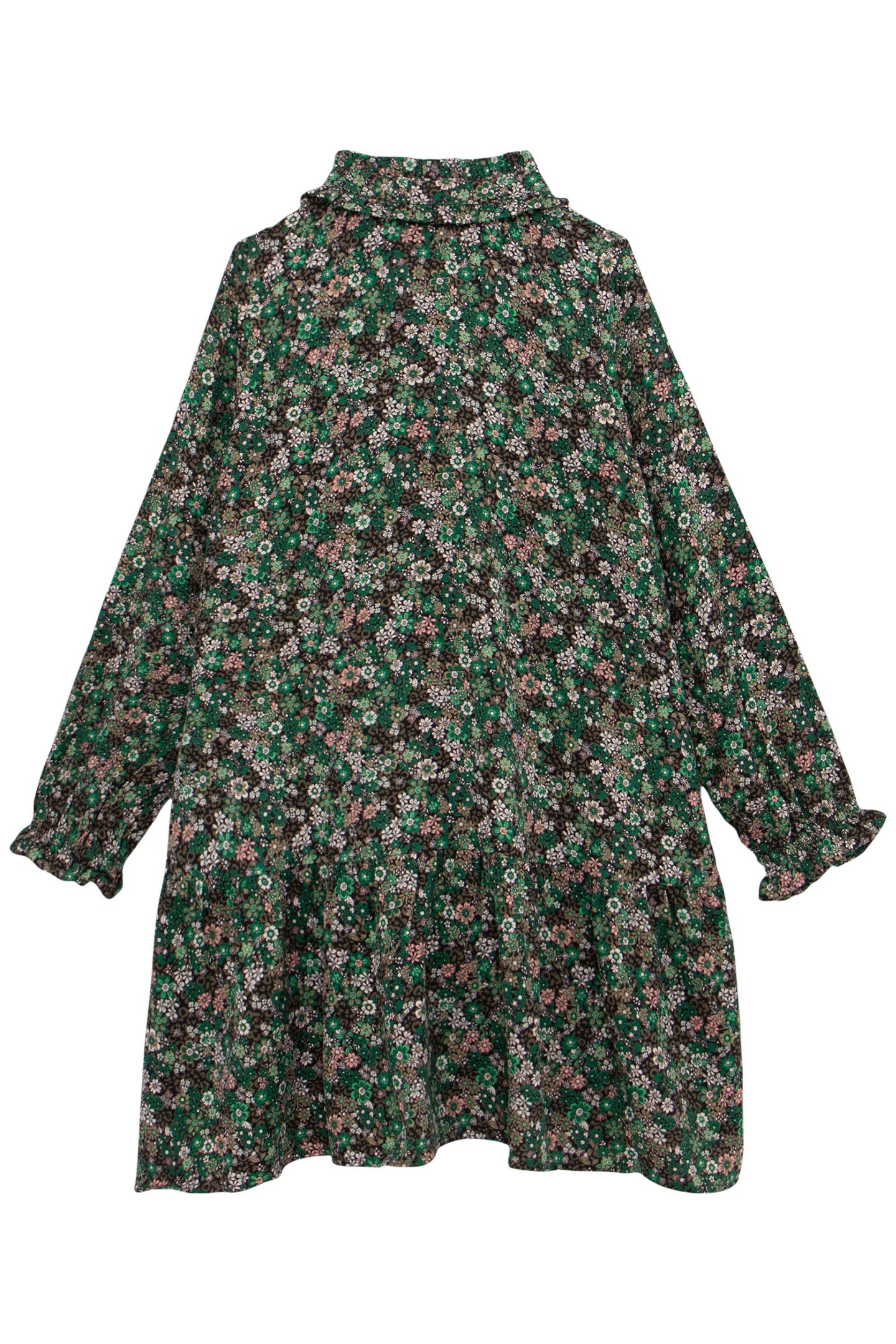 KHAKI DRESS LENZING™ ECOVERO™ LEOFLORAL PRINT GIRL 2