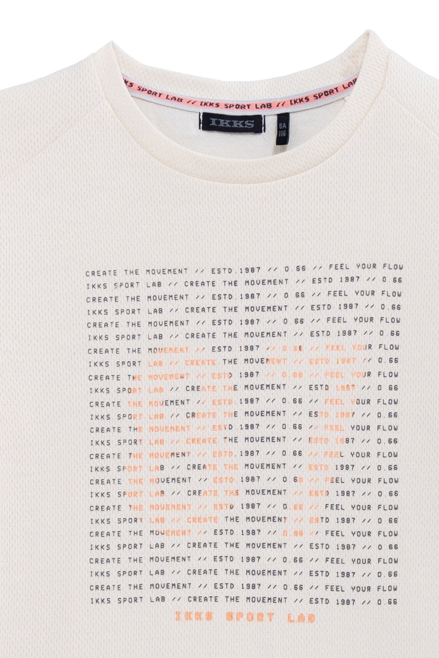 BOY'S ECRU FANCY PRINT THERMOREACTIVE T-SHIRT 6