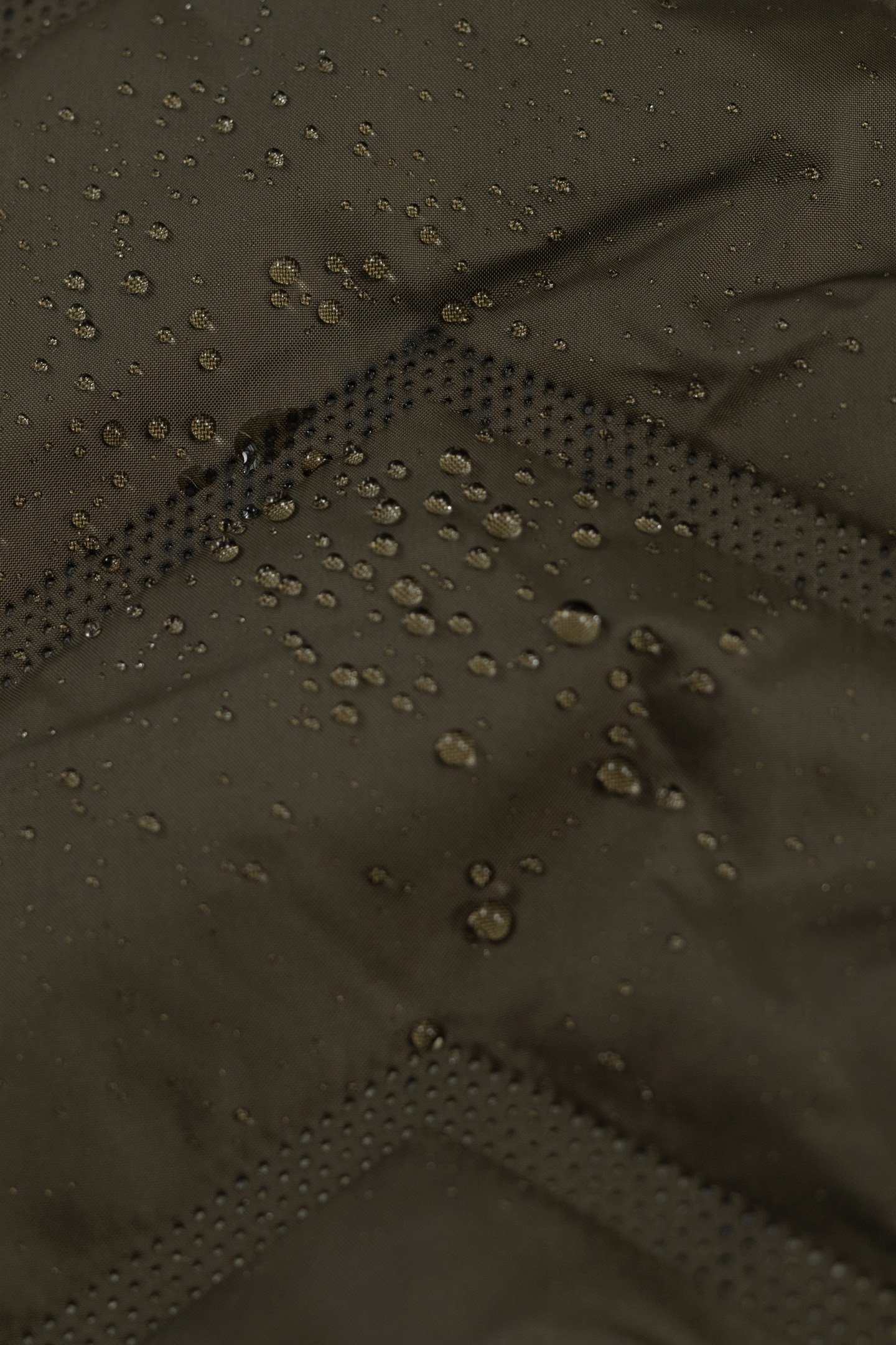 BOY'S KHAKI NYLON HEAT-SEALED HERRINGBONE JACKET 7