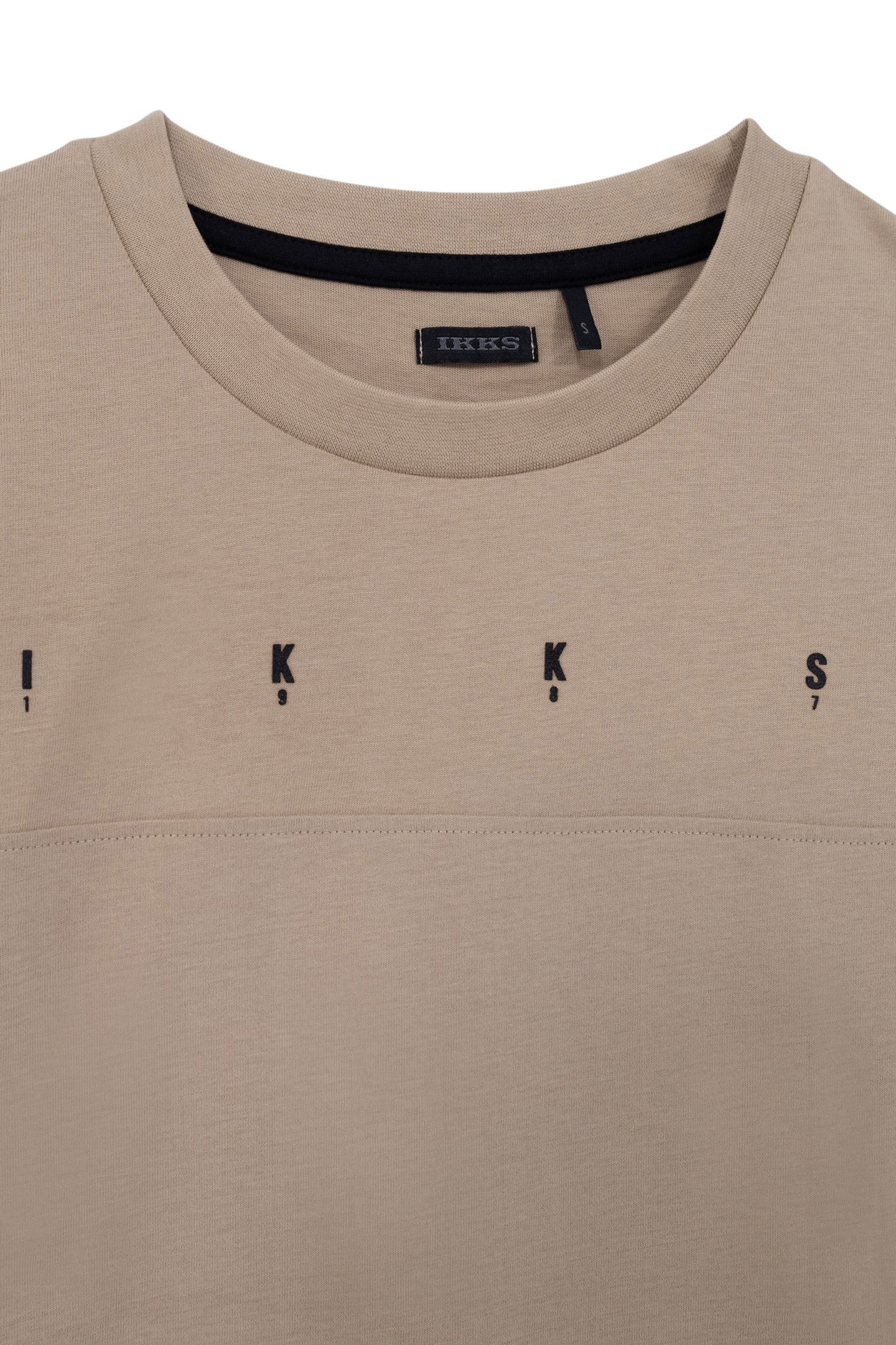 BOY'S BEIGE ORGANIC COTTON MAXI VISUAL BACK T-SHIRT 3