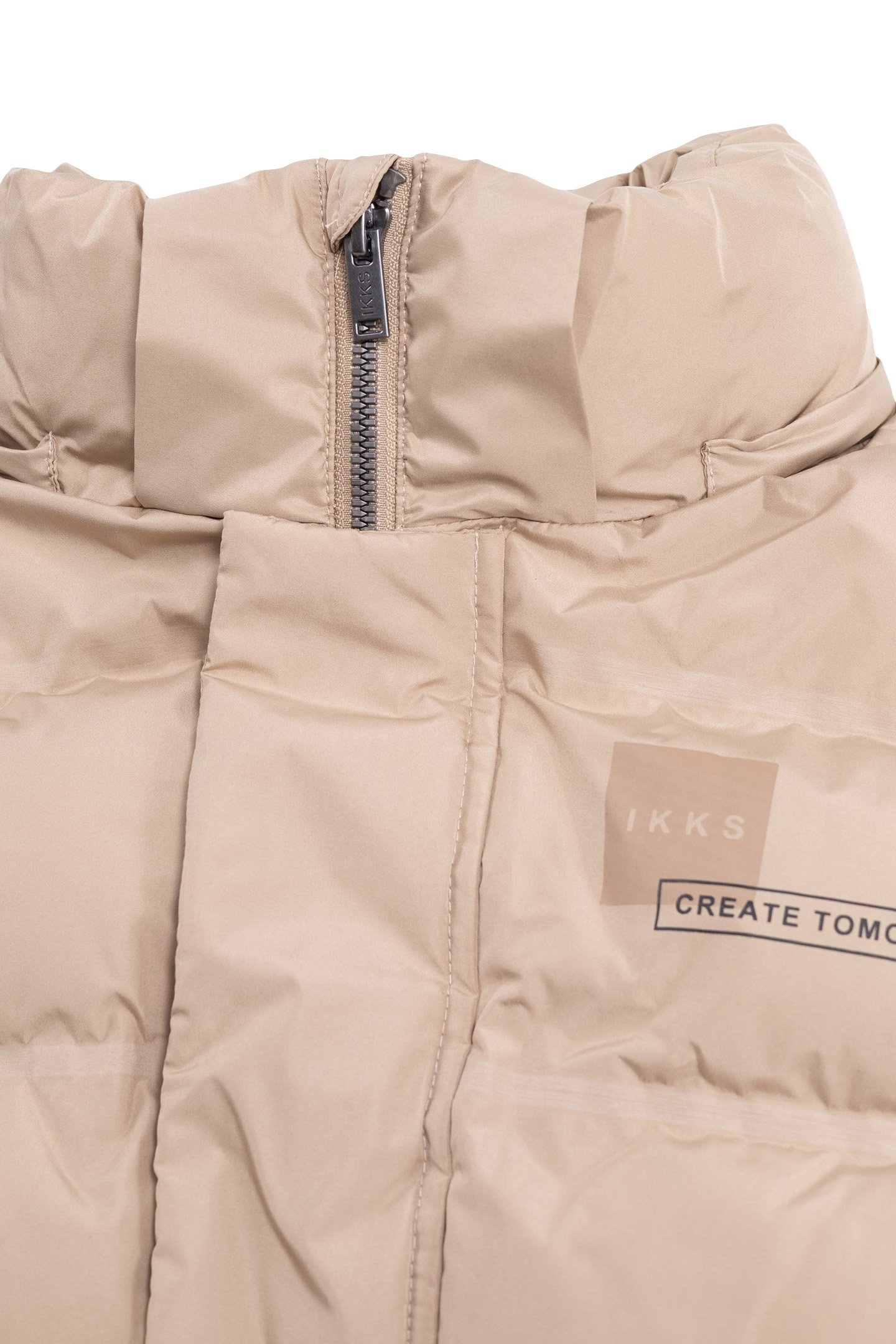 BOY'S BEIGE DOWN JACKET WITH REMOVABLE HOOD 5