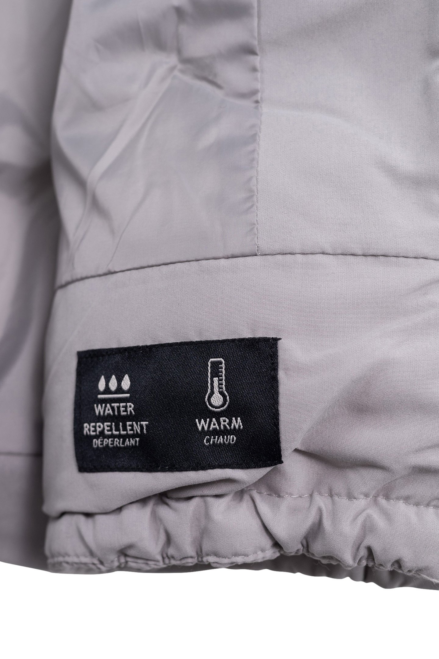 GIRL'S SHORT RECYCLED GREY QUILTED DOWN JACKET 6