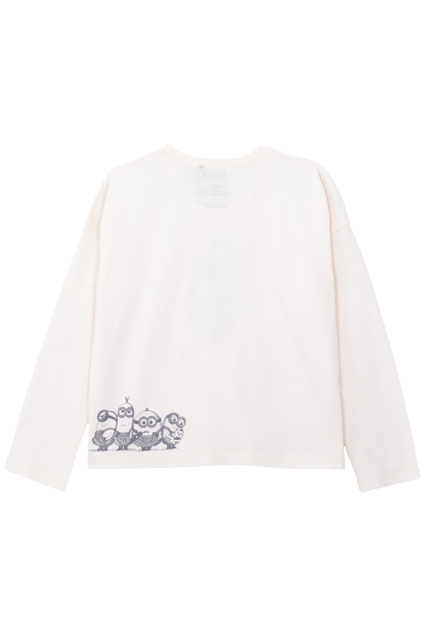 ORGANIC COTTON T-SHIRT WITH MINIONS MESSAGE FOR GIRLS 2