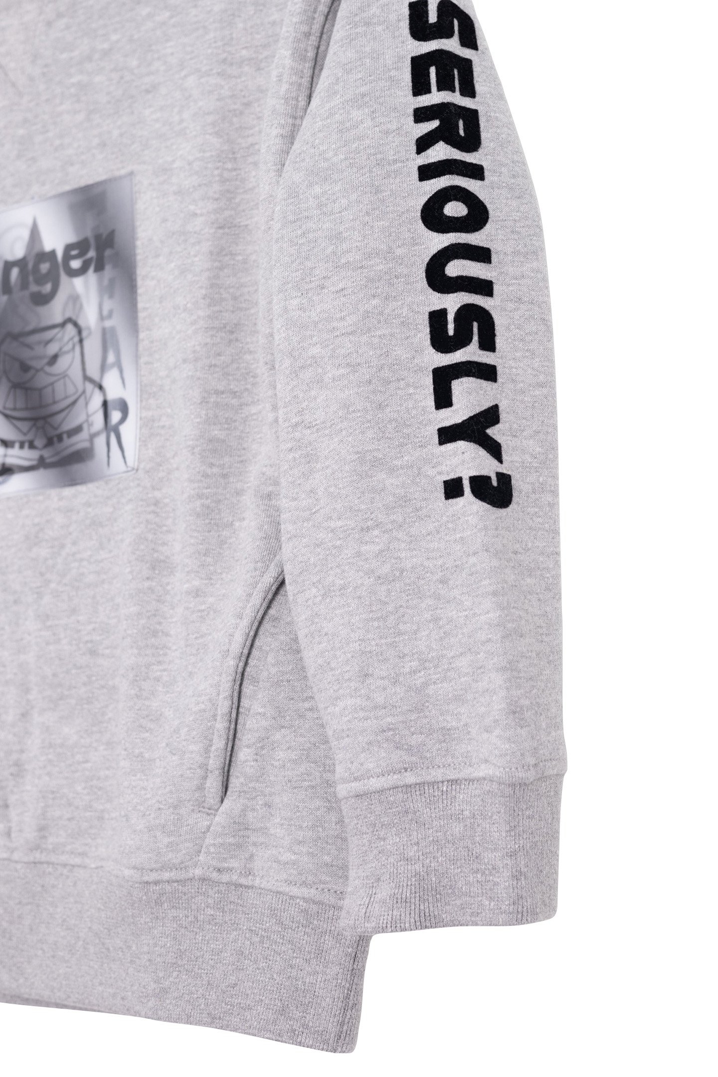 VICE-VERSA BOY'S VISUAL GREY LENTICULAR SWEATSHIRT 4