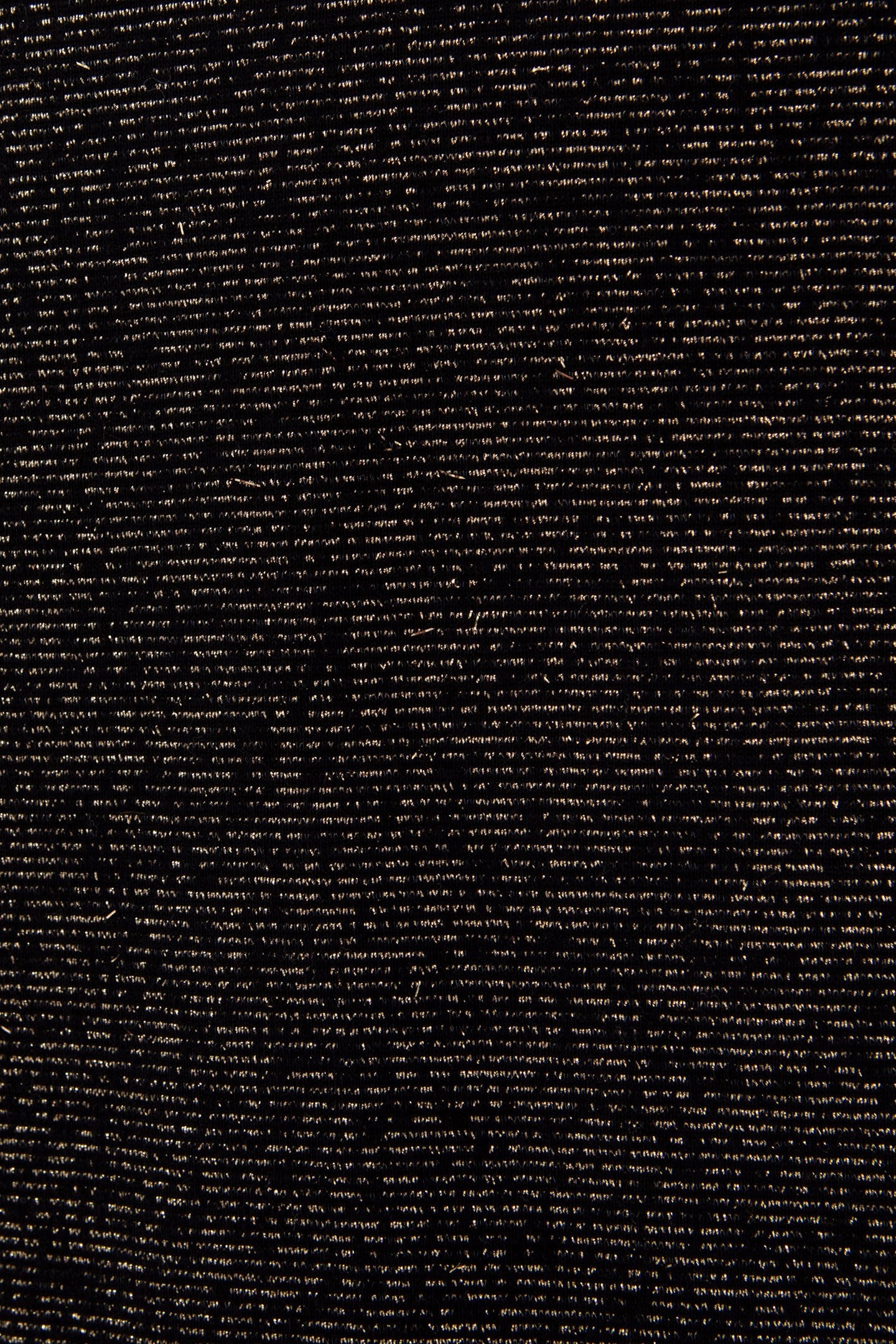 BLACK T-SHIRT WITH METALLIC GOLD STRIPES 6