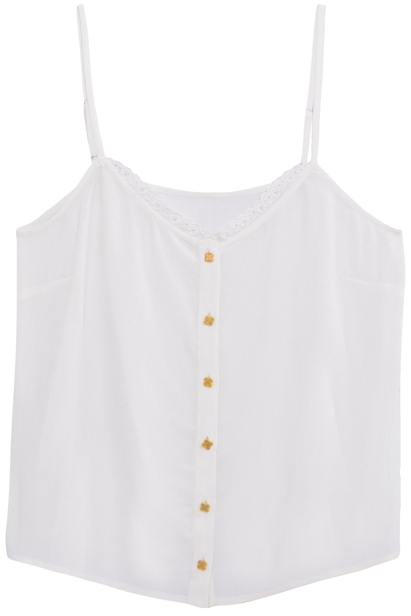 OFF-WHITE LINGERIE TOP WITH THIN STRAPS 3