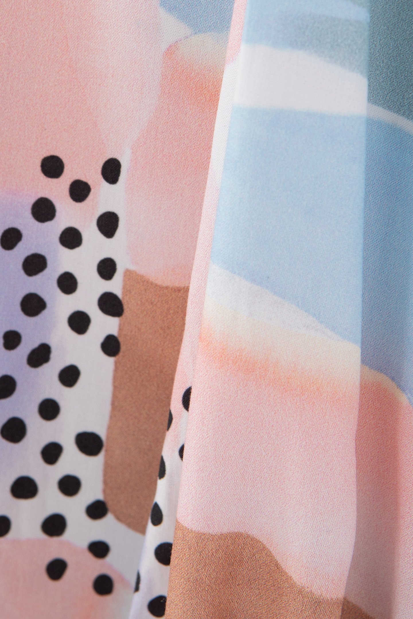 ECRU SHIRT WITH WATERCOLOUR PRINT 7