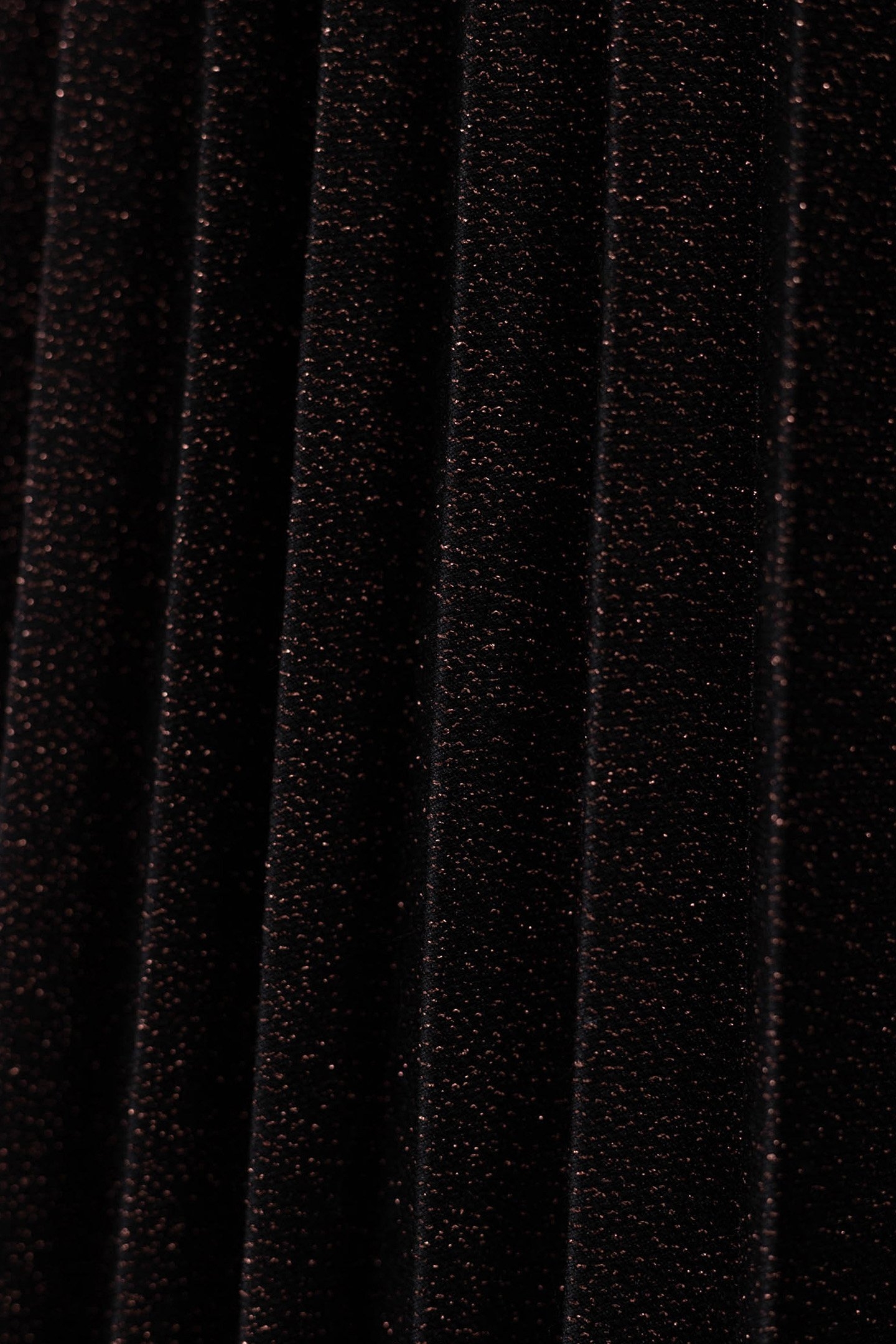 BLACK COPPER GLITTER KNIT LONG DRESS 8