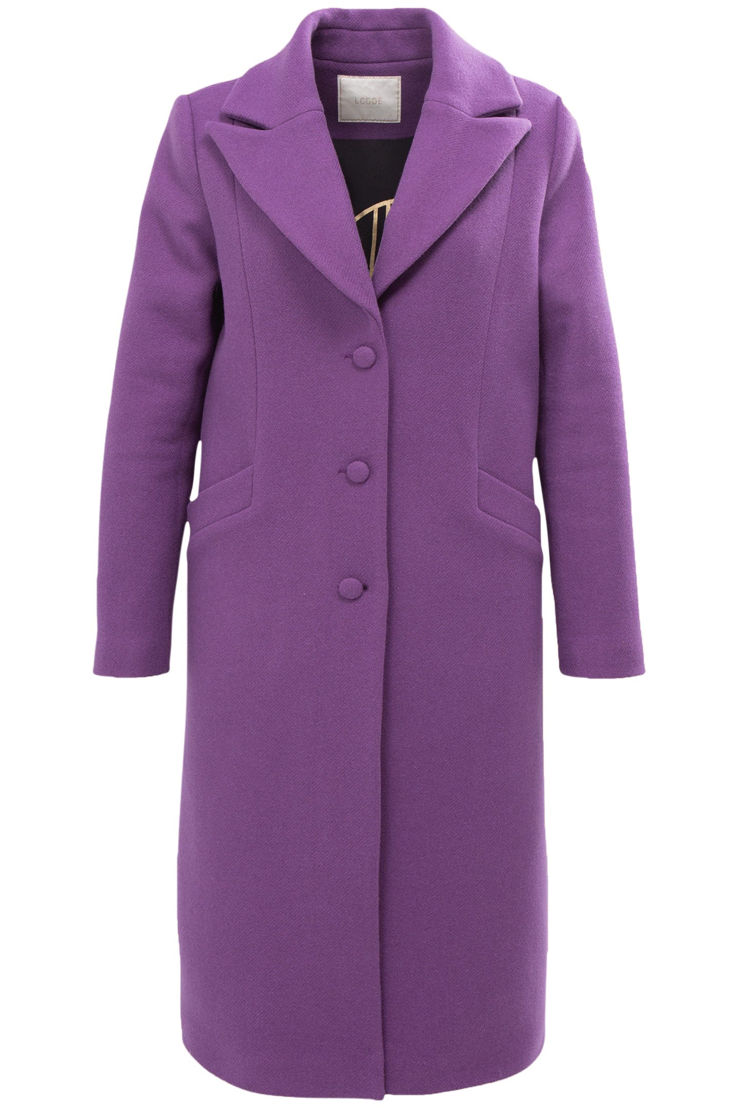 DARK PURPLE LONG COAT 3