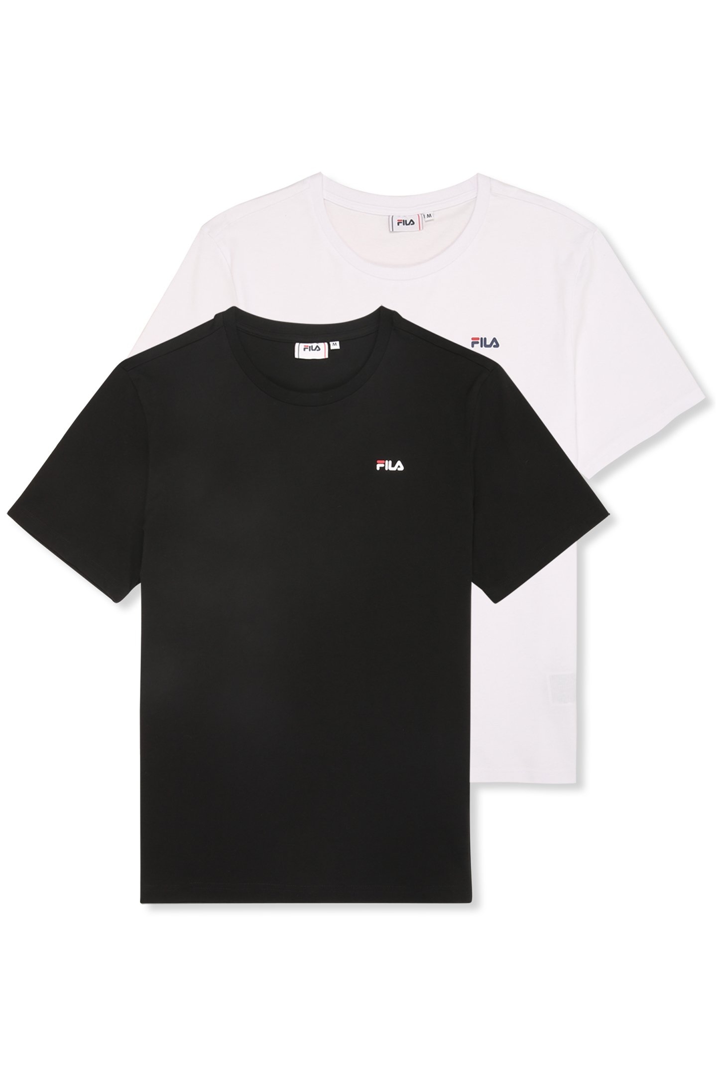 BROD TEE  DOUBLE PACK BRIGHTWHITE-BLACKBEAUTY 1