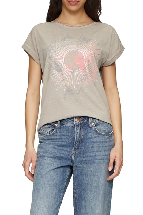 S.OLIVER-QS T-SHIRTS LIGHT GREY 1