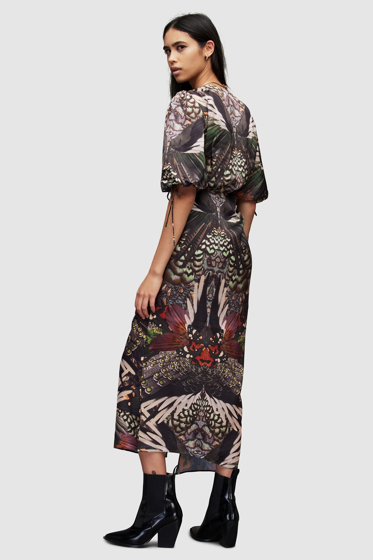 SAFIYA GENE DRESS JEWEL GREEN 2