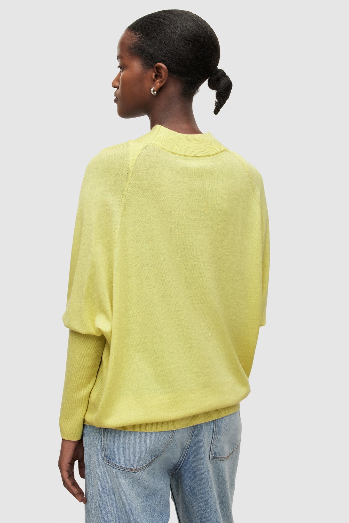 RIDLEY MERINO JUMPER CITRONELLA YELLOW 2