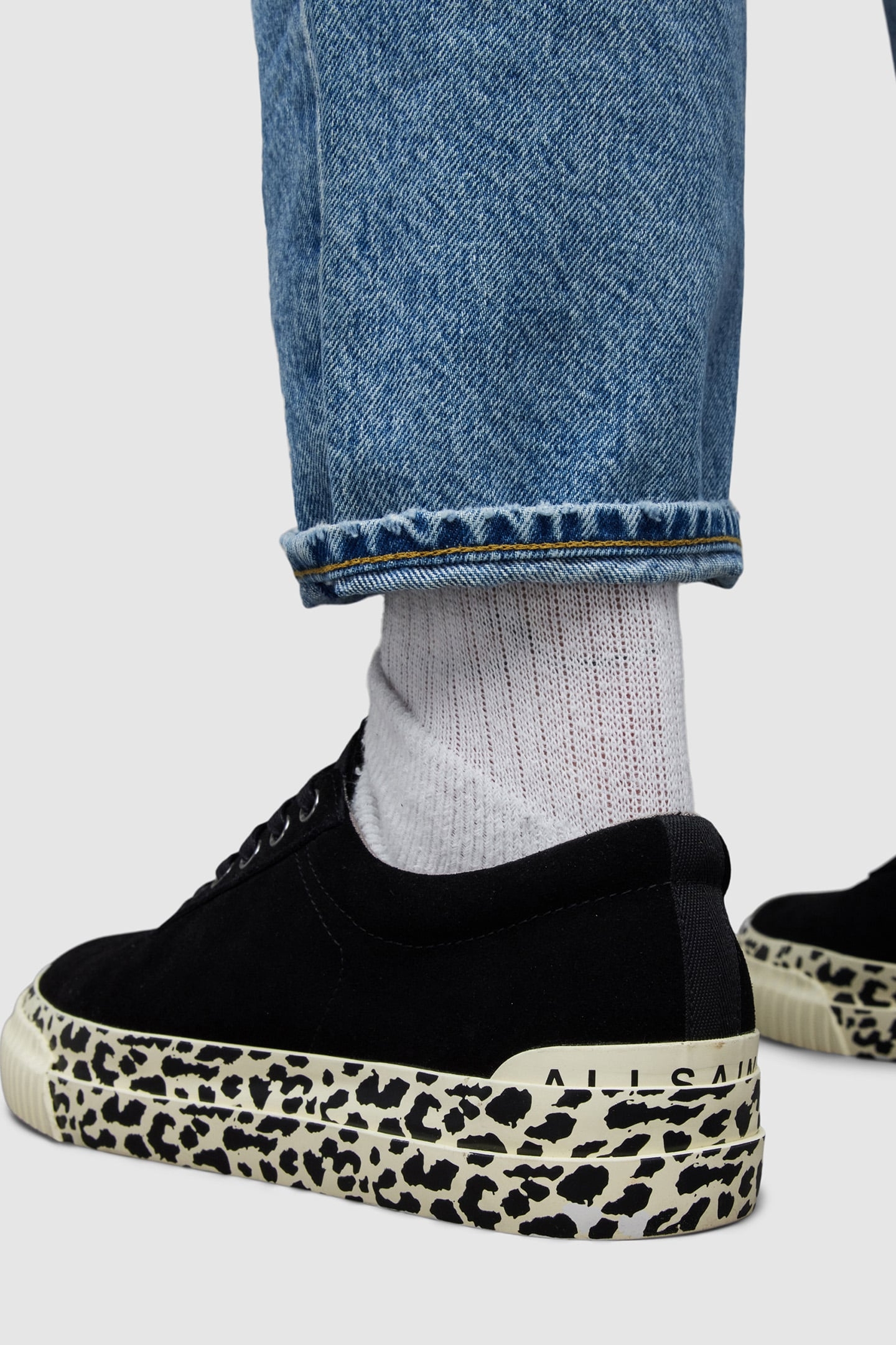 KNOX SUEDE SNEAKER BLACK LEOPARD 3