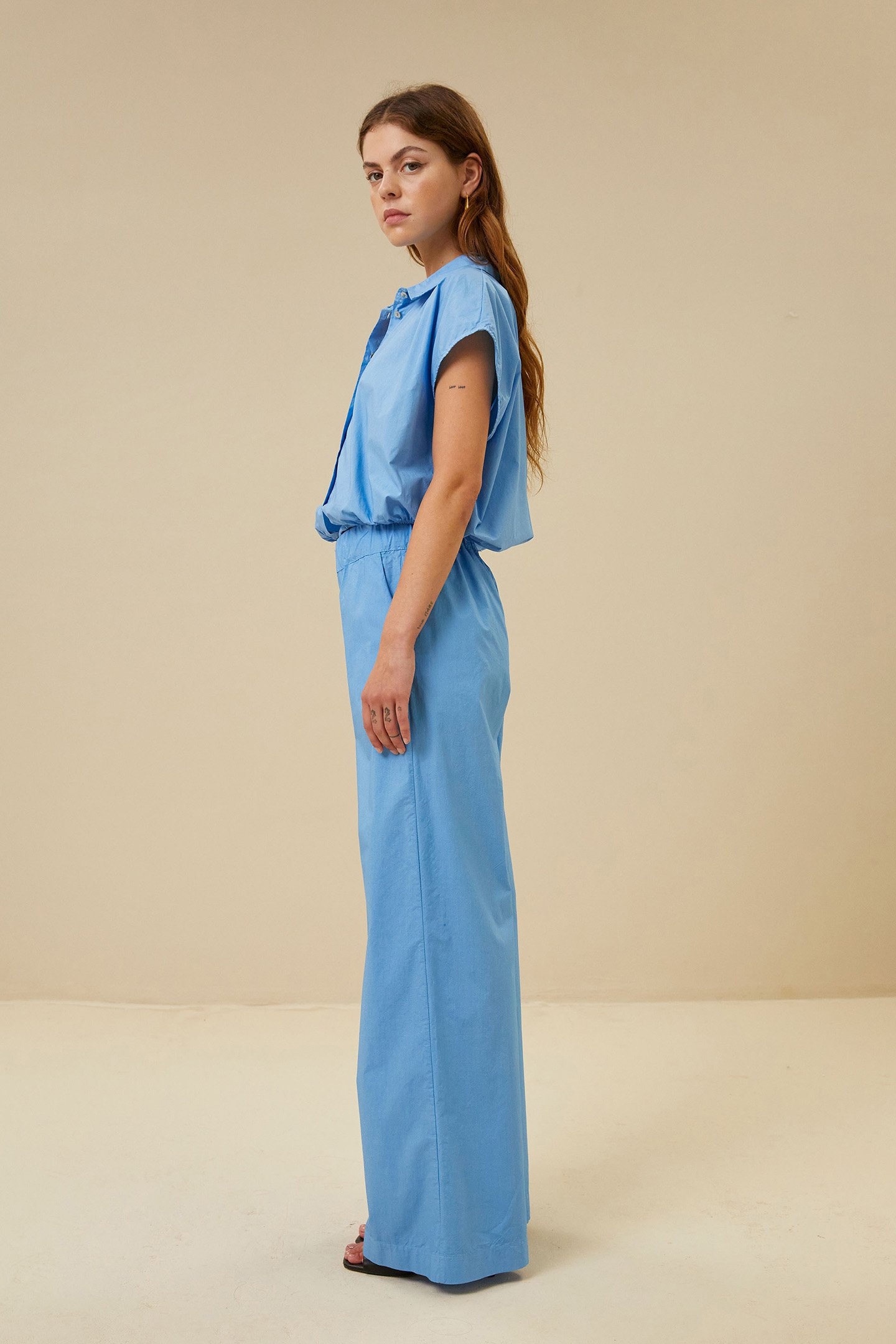 BIEKE POPLIN BLOUSE AQUARIUS 4