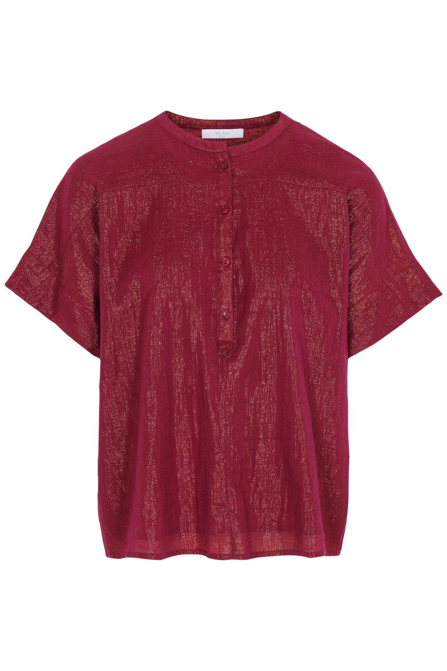 BO METALLIC BLOUSE GRENACHE 3