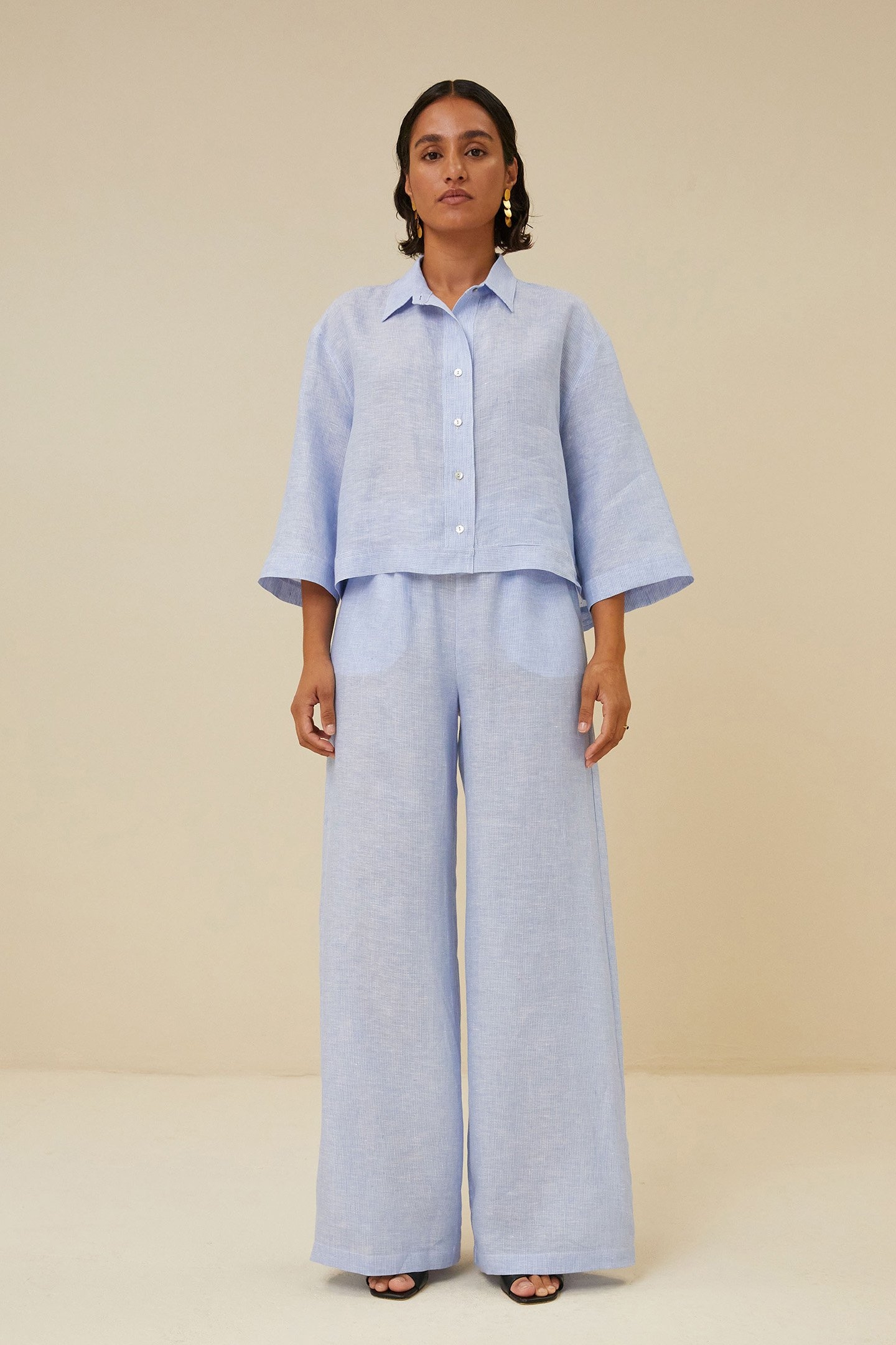 RANDY PINSTRIPE PANT SKY BLUE 5