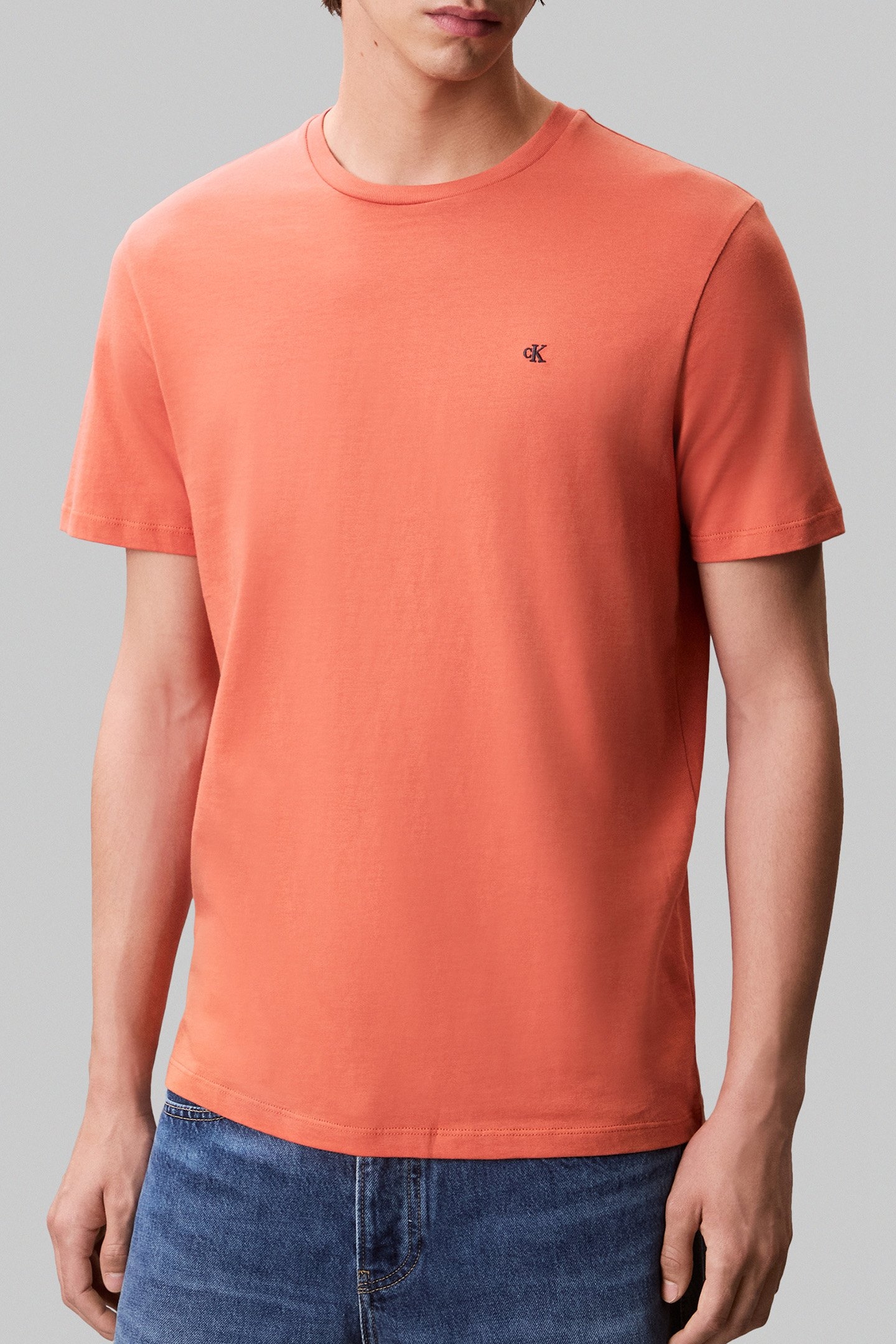 SS SMOOTH CTTN SOLID MECCA ORANGE 1