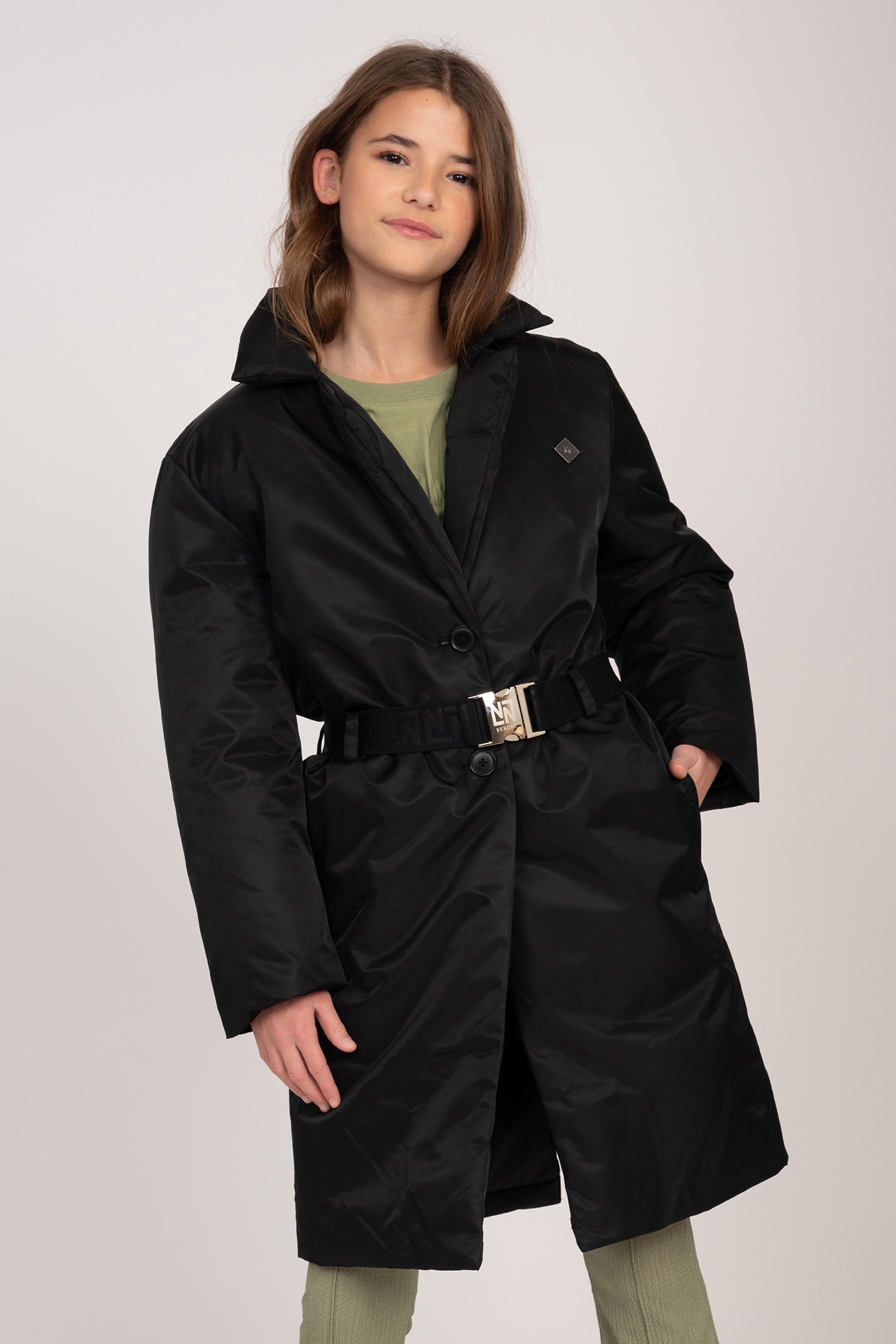 HAILEE PUFFER TRENCHCOAT BLACK 1