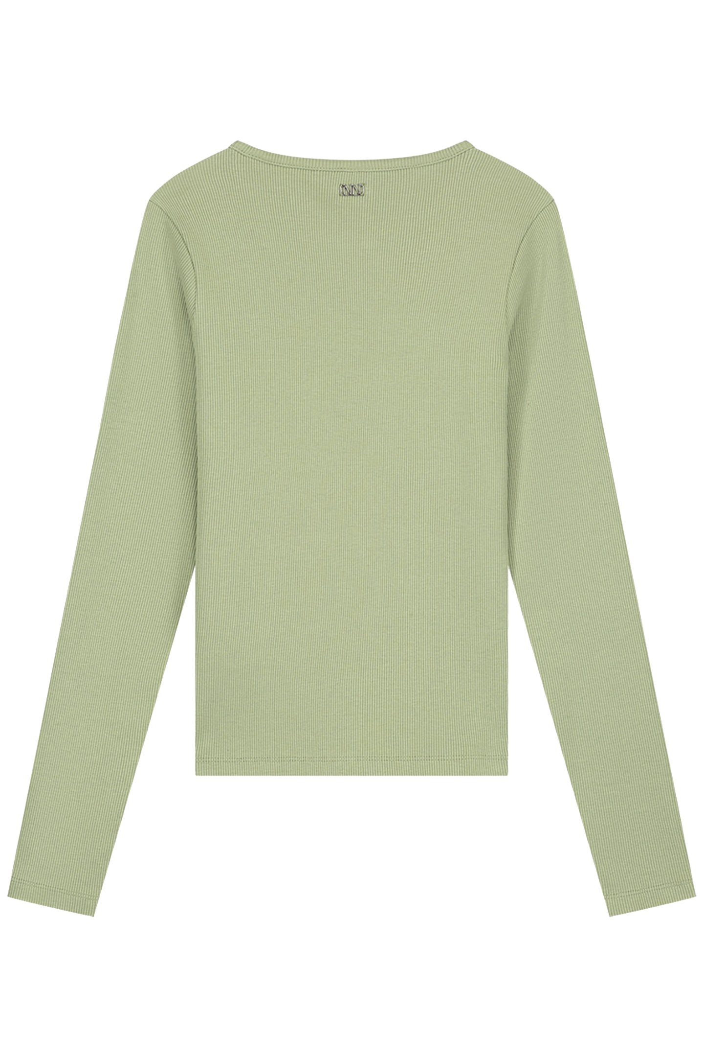 PRESLEY LS RIB TOP CROCODILE GREEN 3