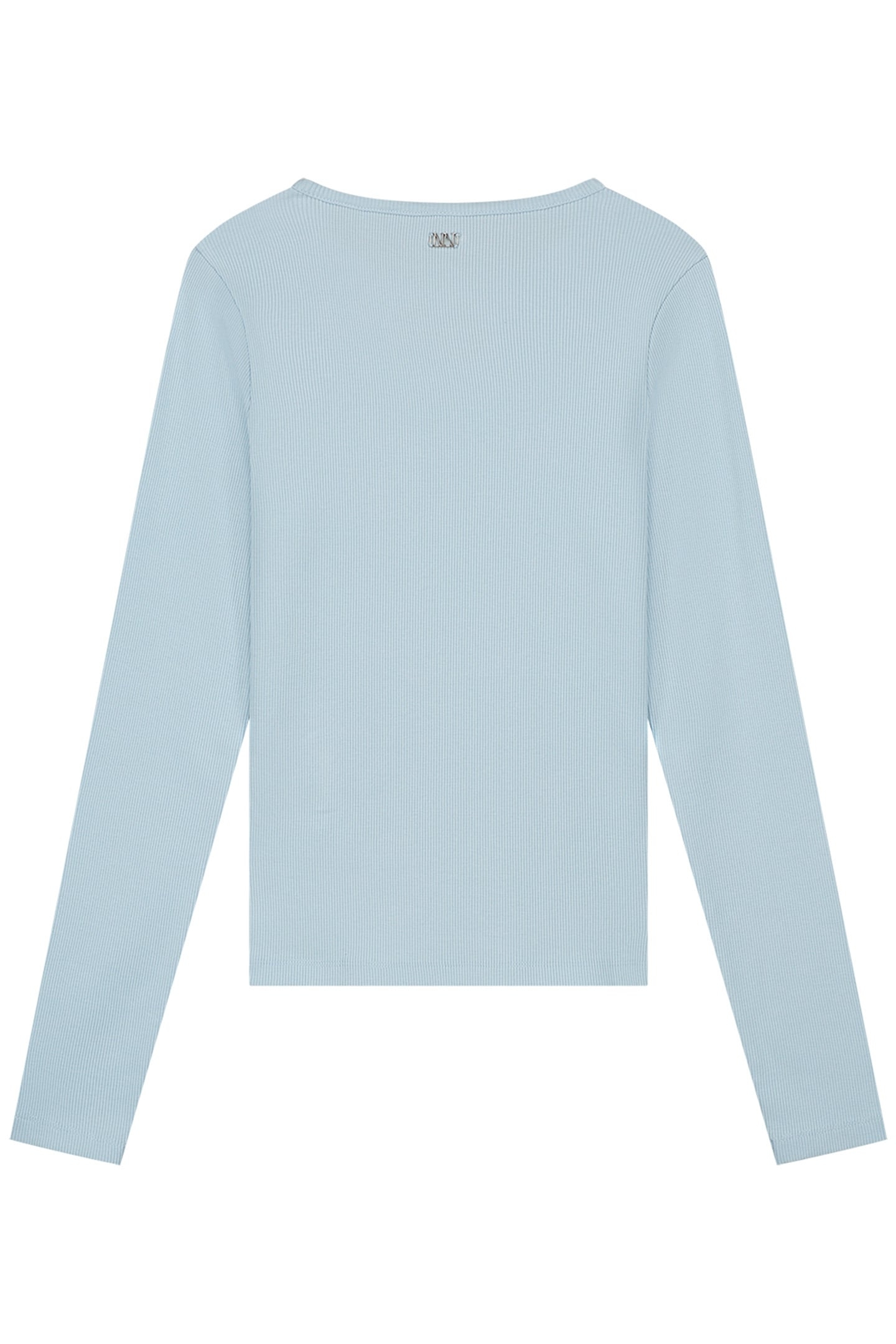 PRESLEY LS RIB TOP SKY BLUE 2
