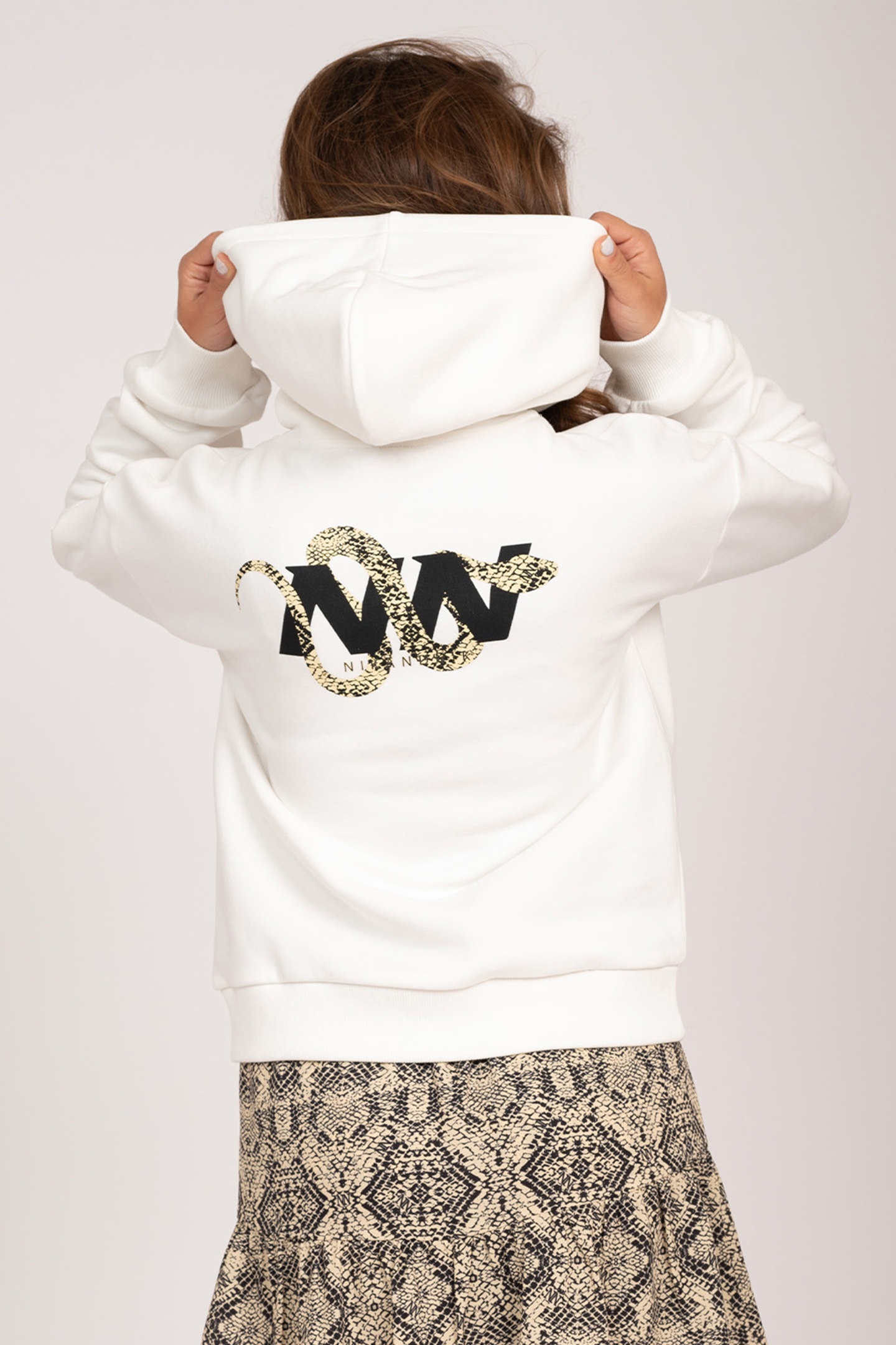 SNAKE HOODIE OFF WHITE/OAT 2