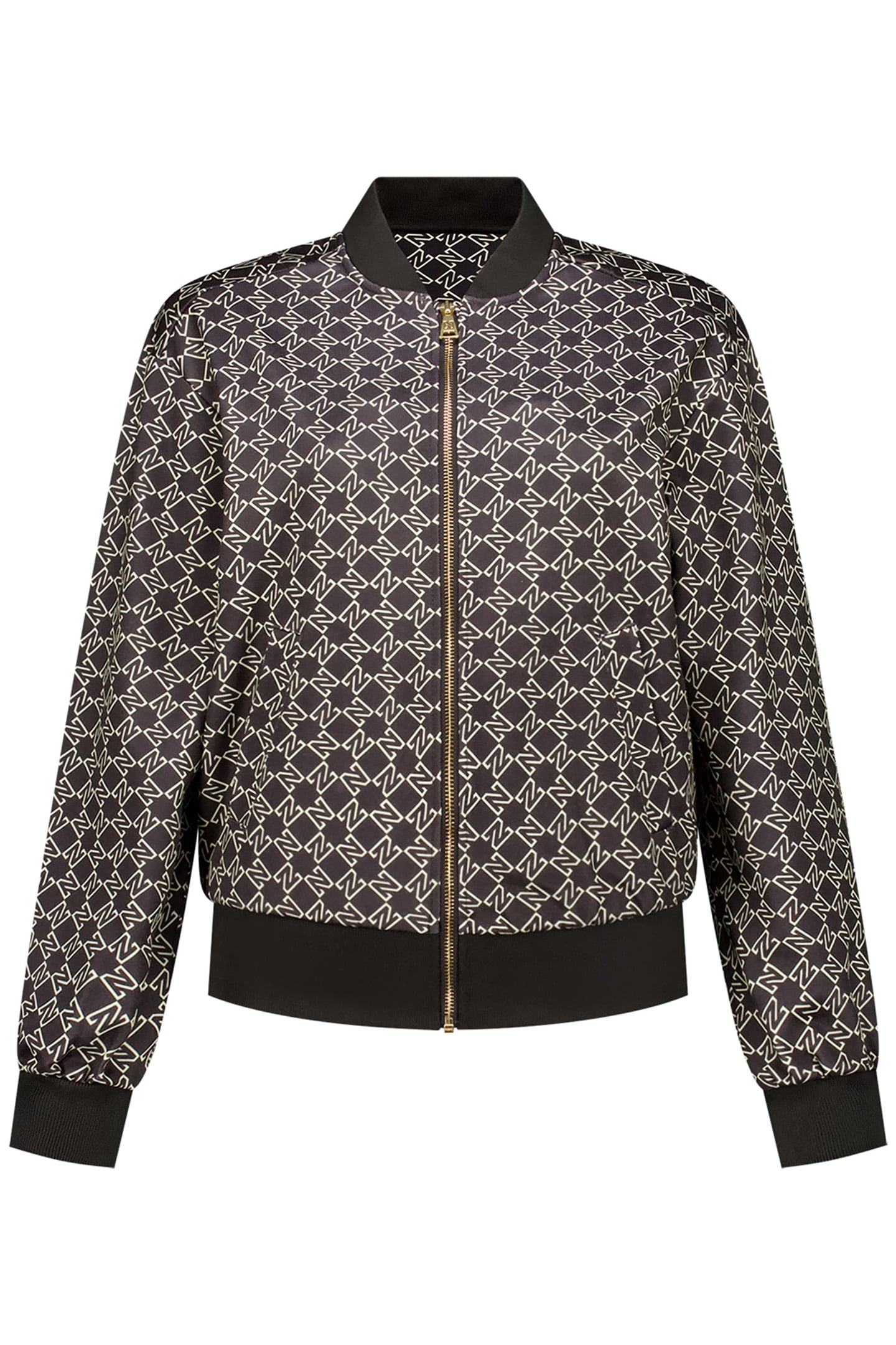 MONOGRAM LOGO JACKET BLACK 1