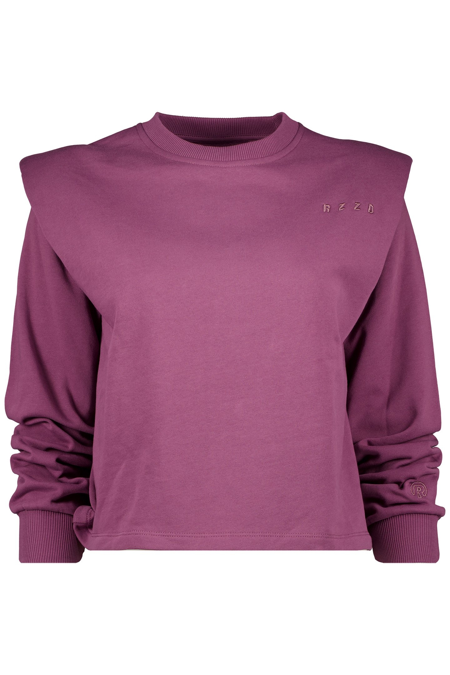 NATHALIE SWEATER AUBERGINE RED 1