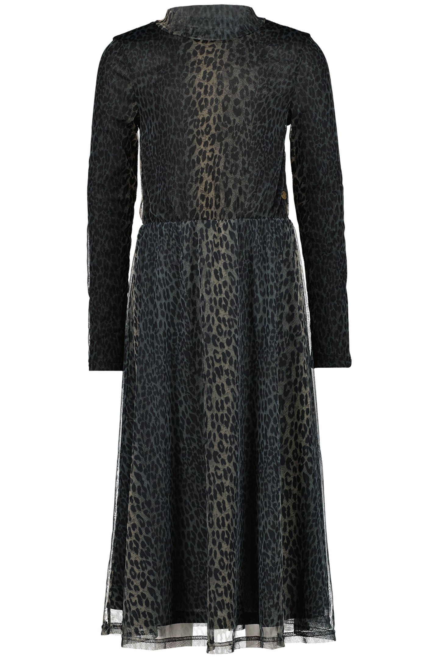 GIRL'S PAURA MIDI DRESS DEEP BLACK 1