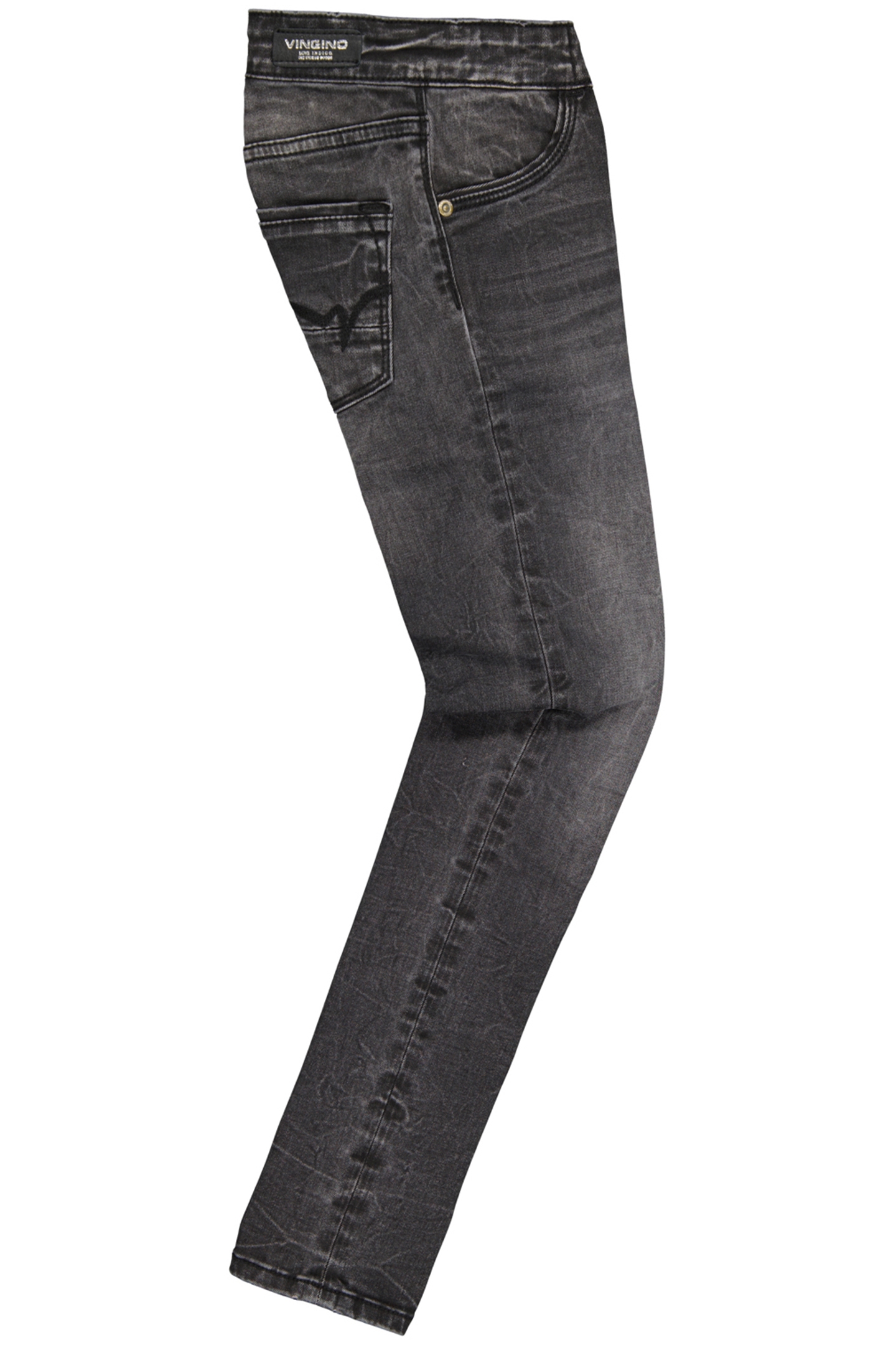 GIRL'S BRACHA TREGGING/JEGGING DARK GREY VINTAGE 3