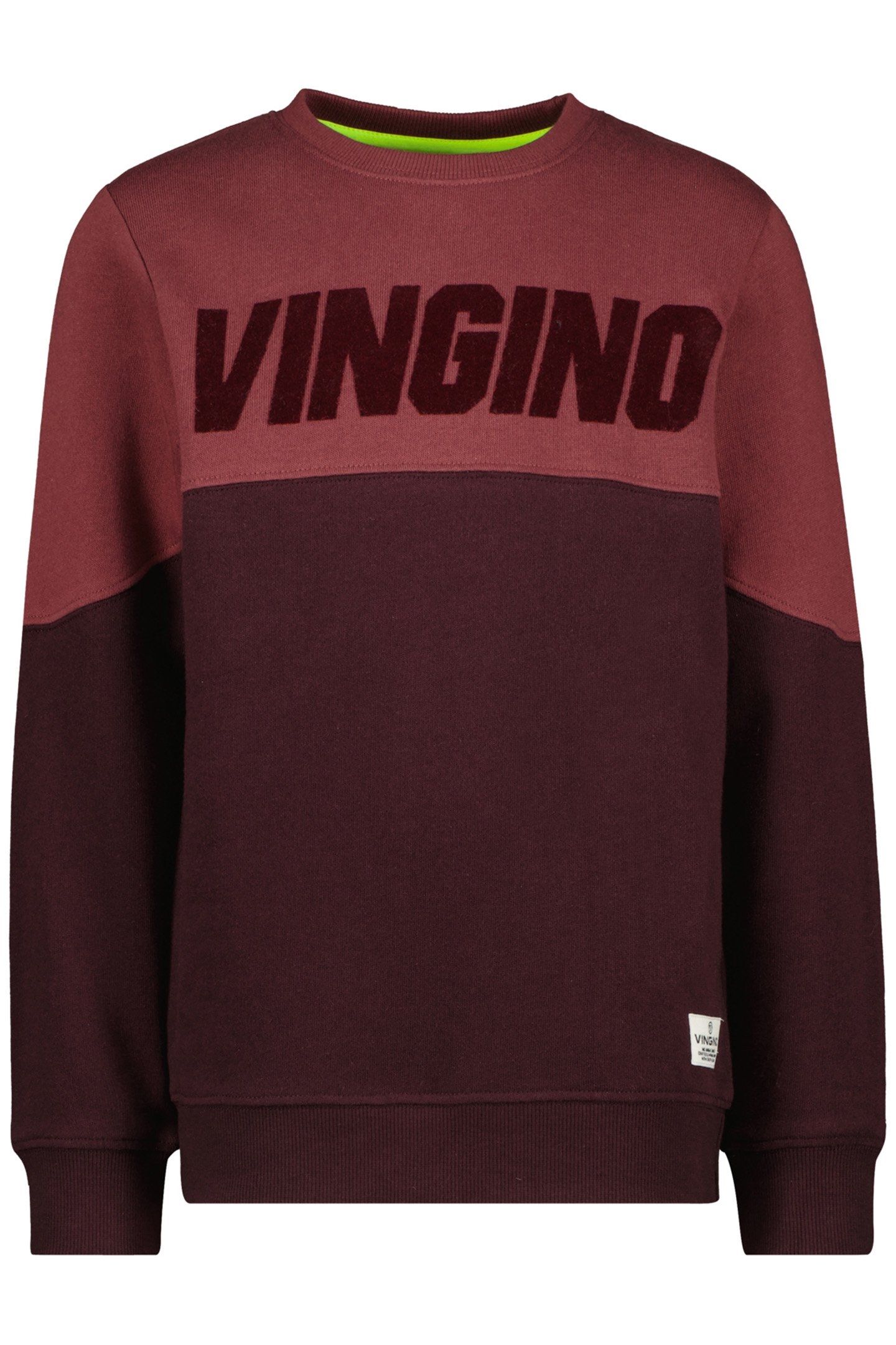 BOY'S NETO SWEATER AUBERGINE RED 1