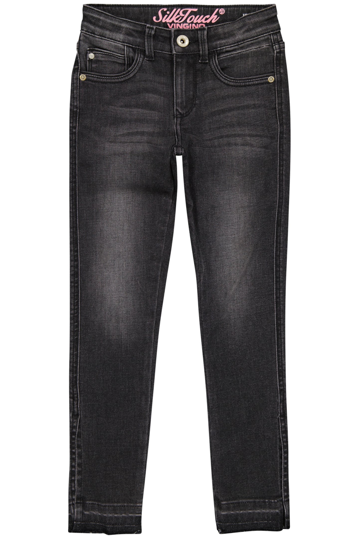 GIRL'S BELIZE SPLIT JEANS BLACK VINTAGE 1