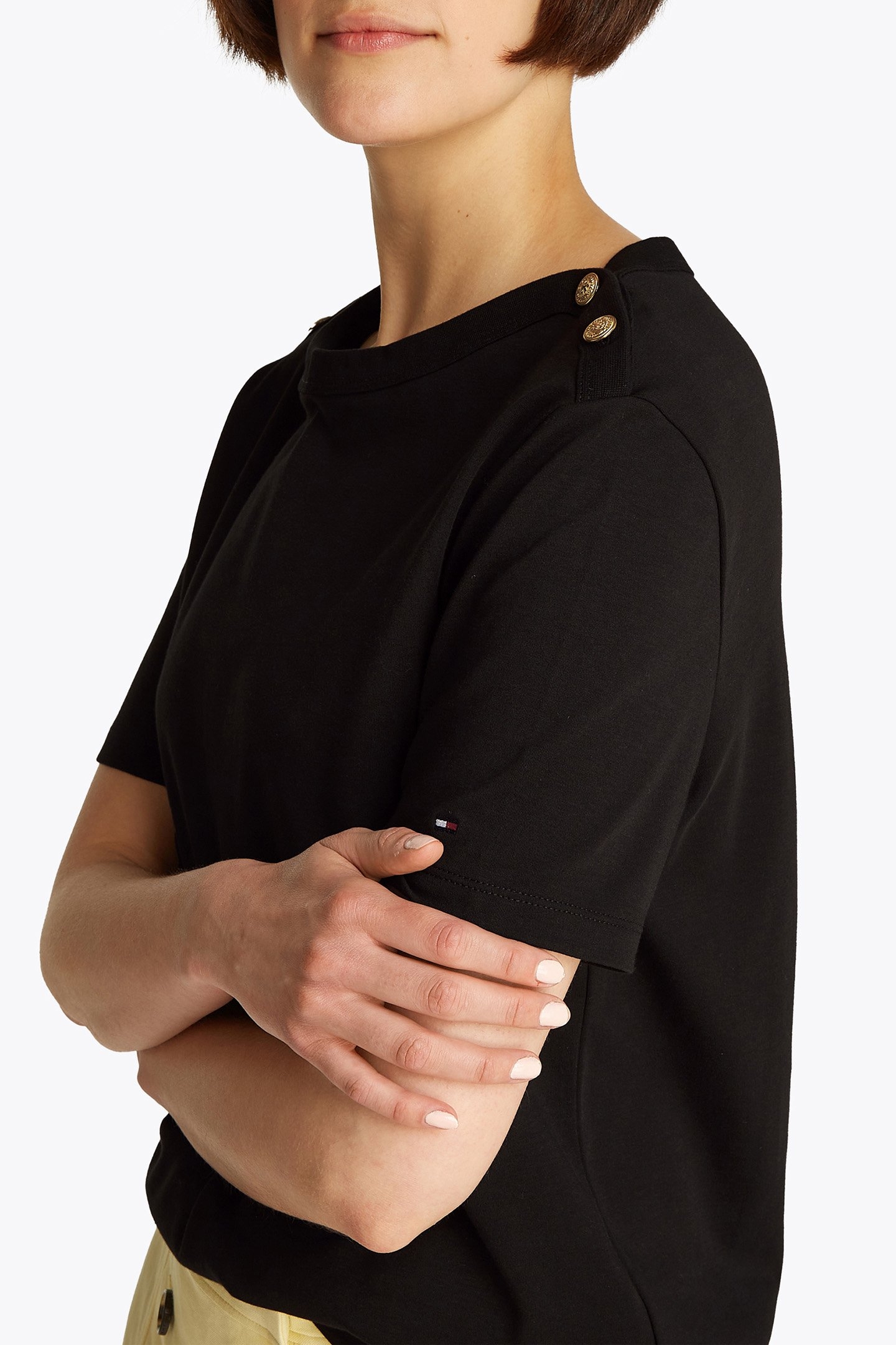 TOMMY HILFIGER STANDARD FIT T-SHIRT BLACK 6