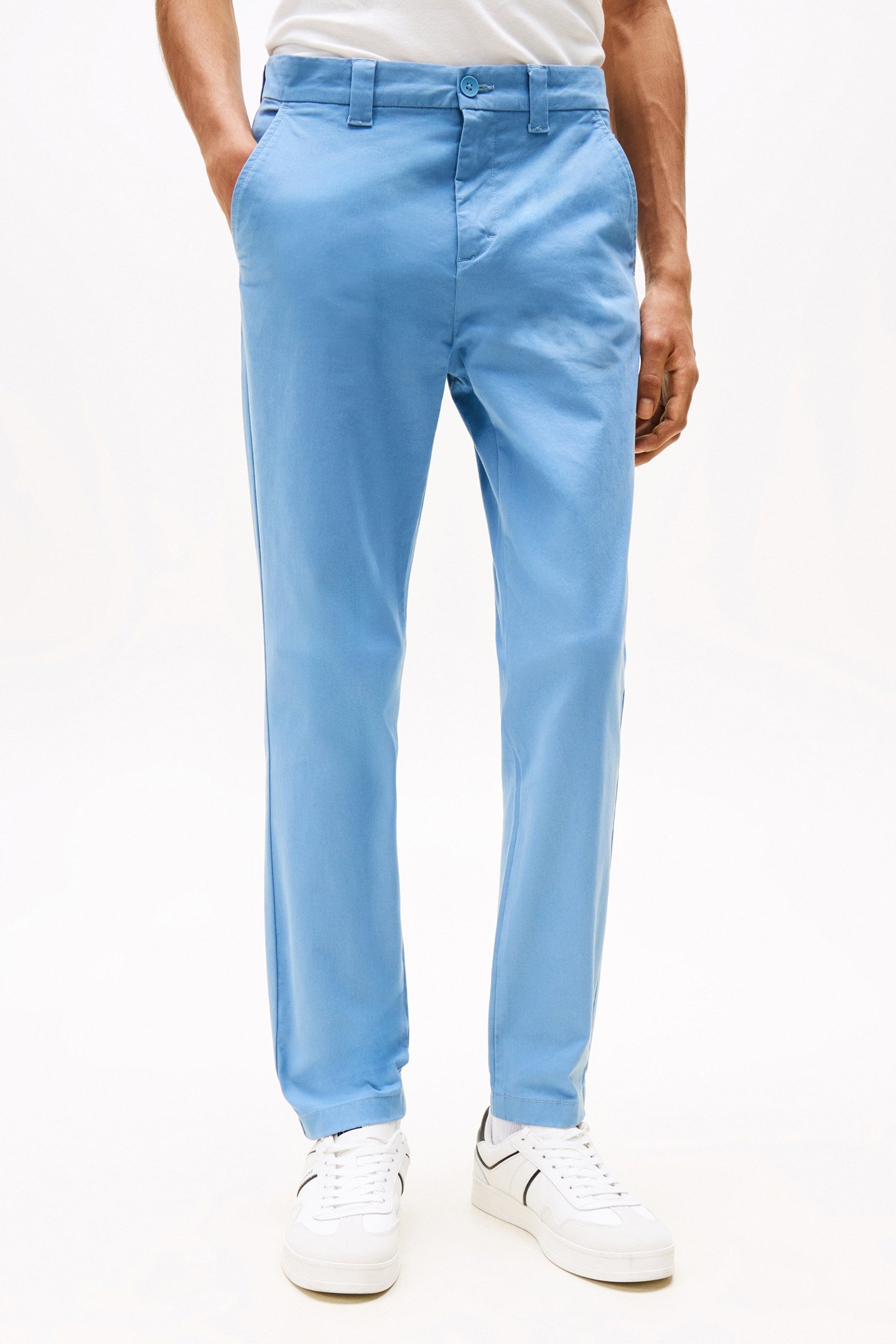 TJM AUSTIN SLIM FIT CHINOS BLUE 1