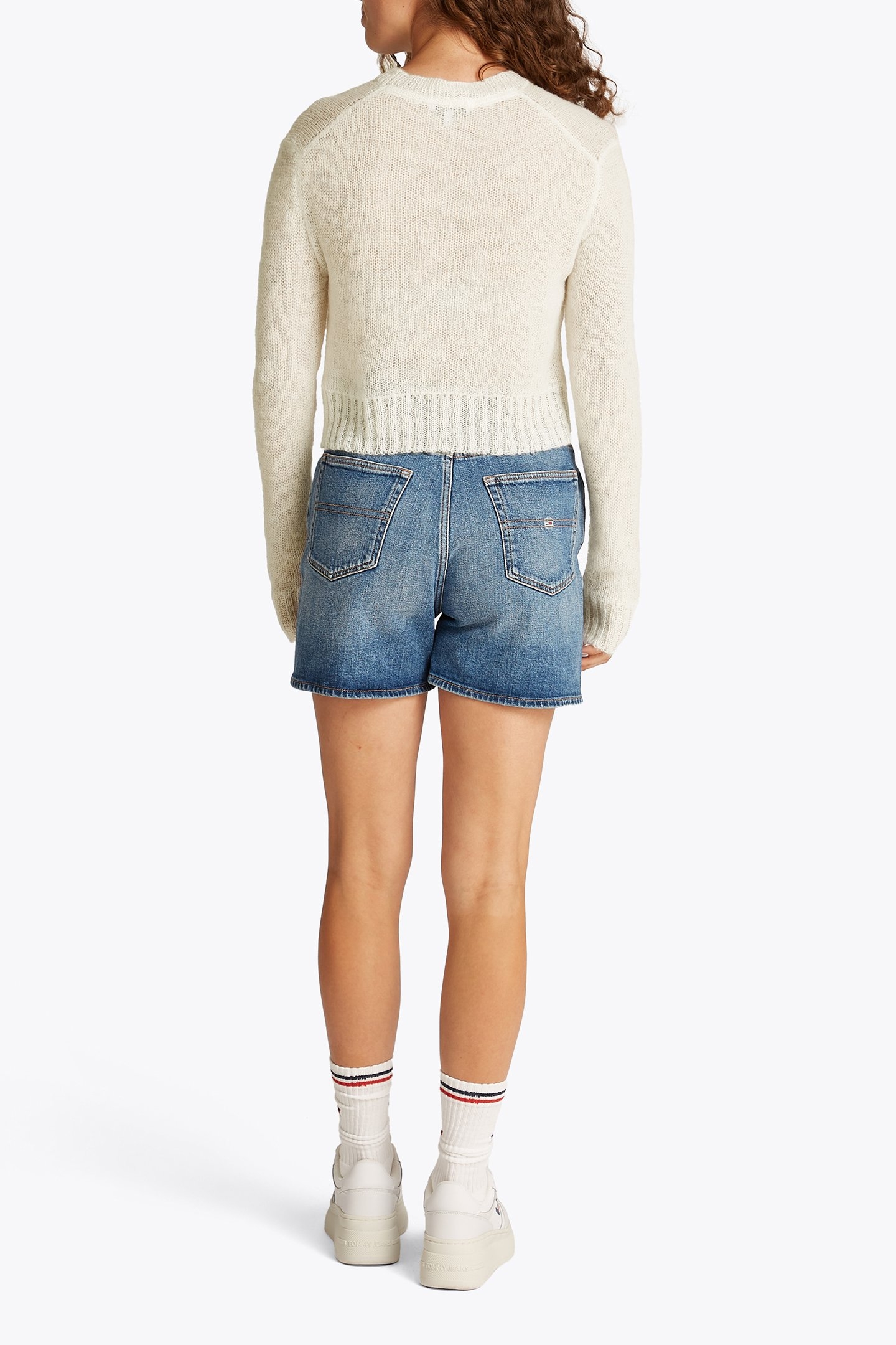 TJW REGULAR FIT V-NECK SWEATER ANCIENT WHITE 3