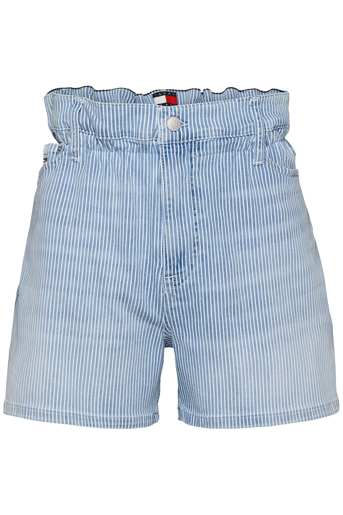PAPERBAG SHORT REGULAR FIT EXTRA SHORT DENIM - BLUE 4