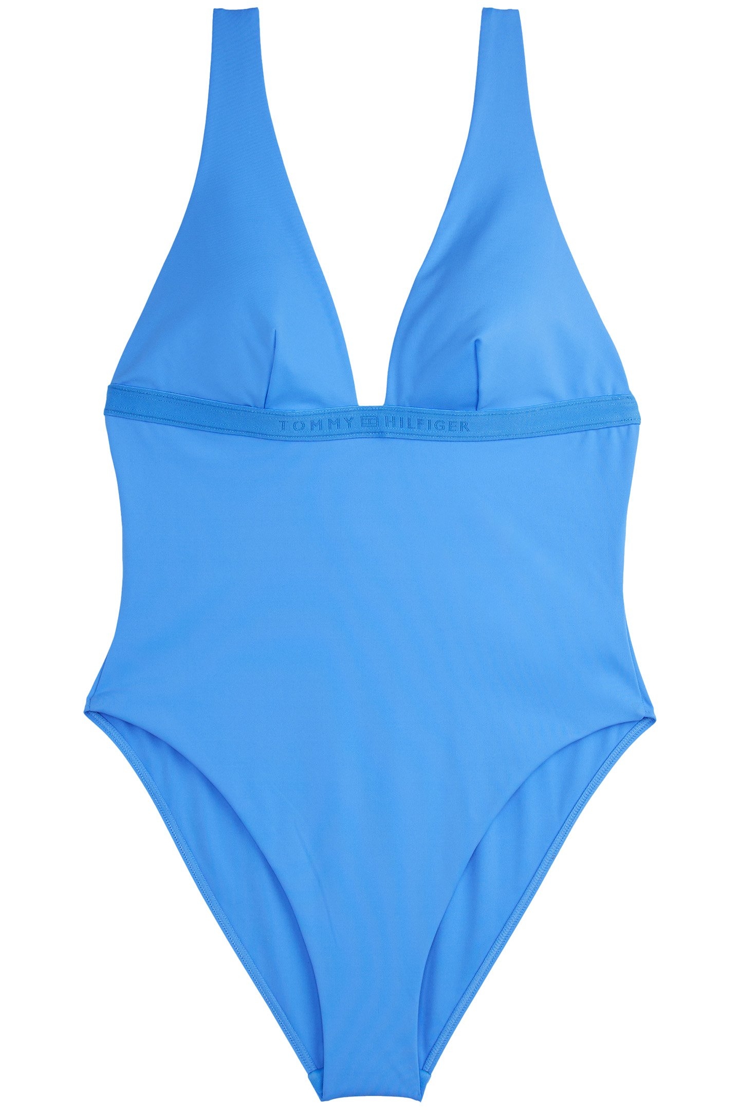 PLUNGE ONE PIECE SWIMSUIT AZURE 4