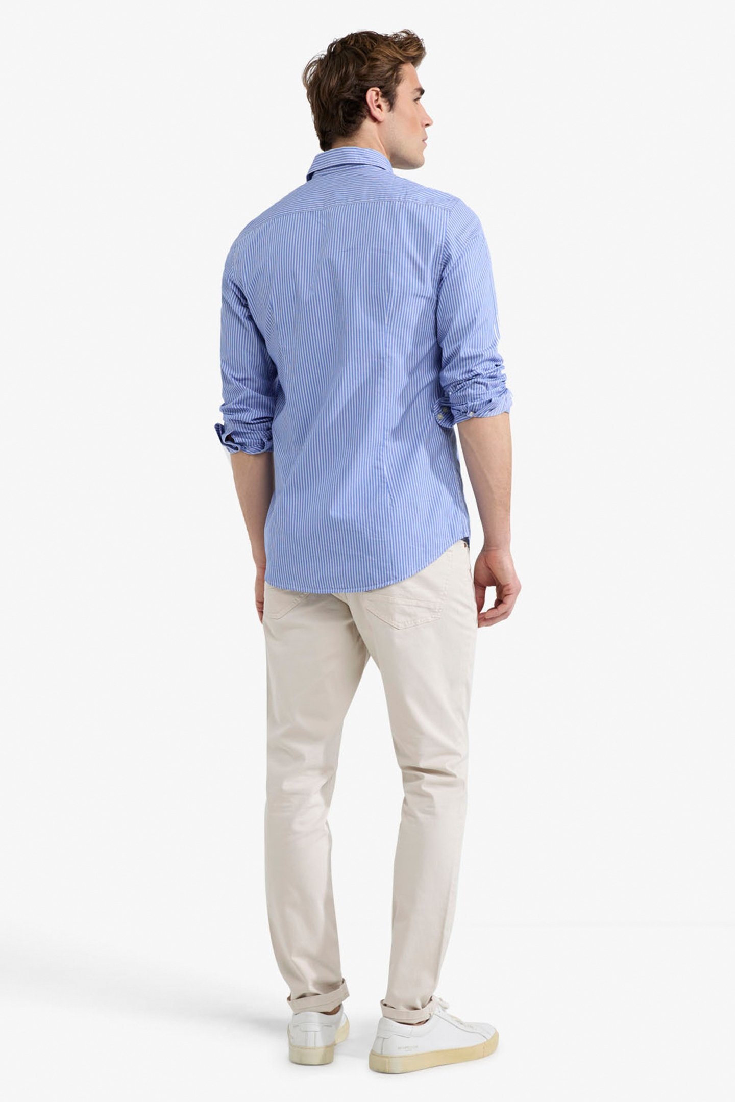 STRIPE SHIRT MEDIUM BLUE 3